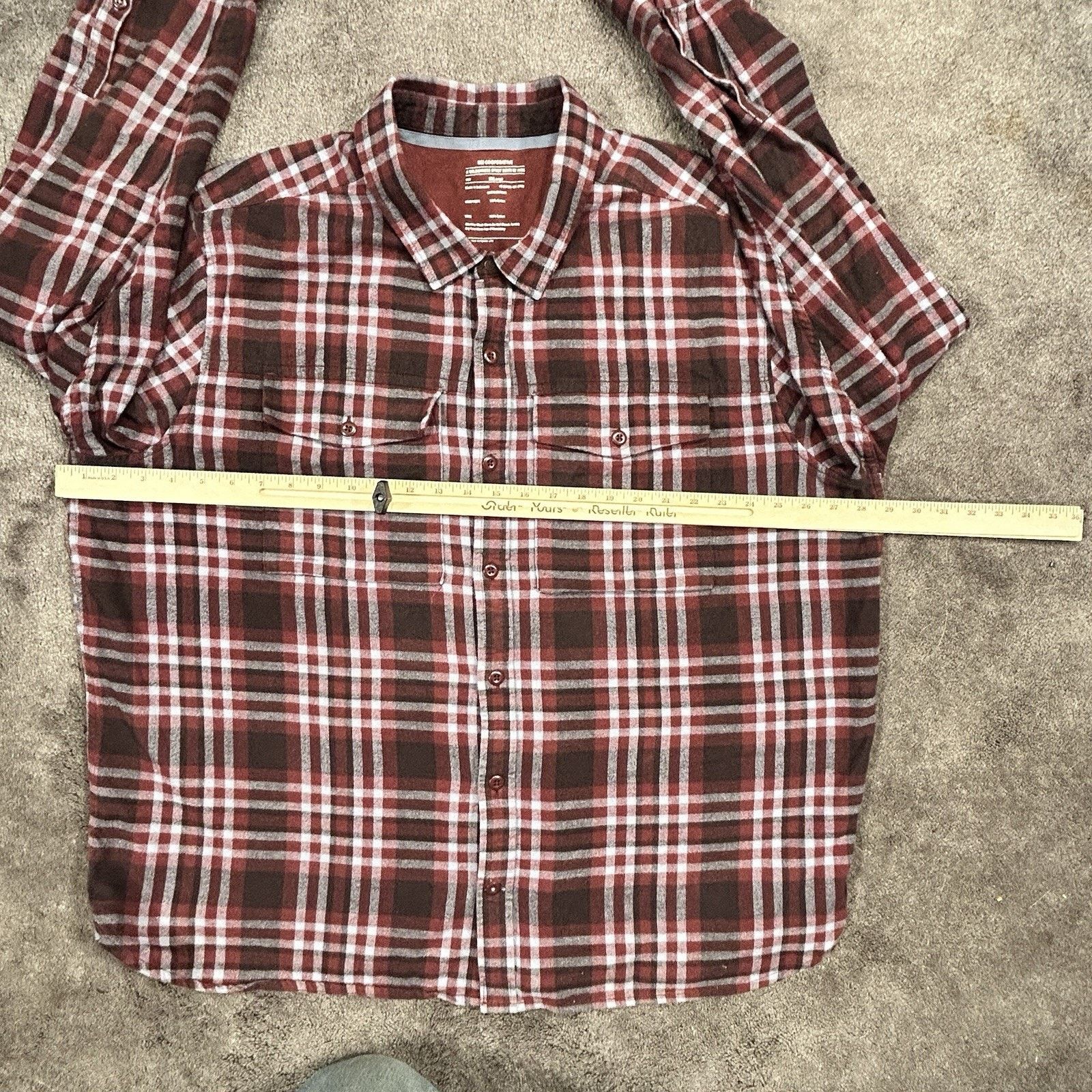 Rei REI CoOperative Mens XXL Flannel Shirt Size US XXL / EU 58 / 5 - 6 Thumbnail