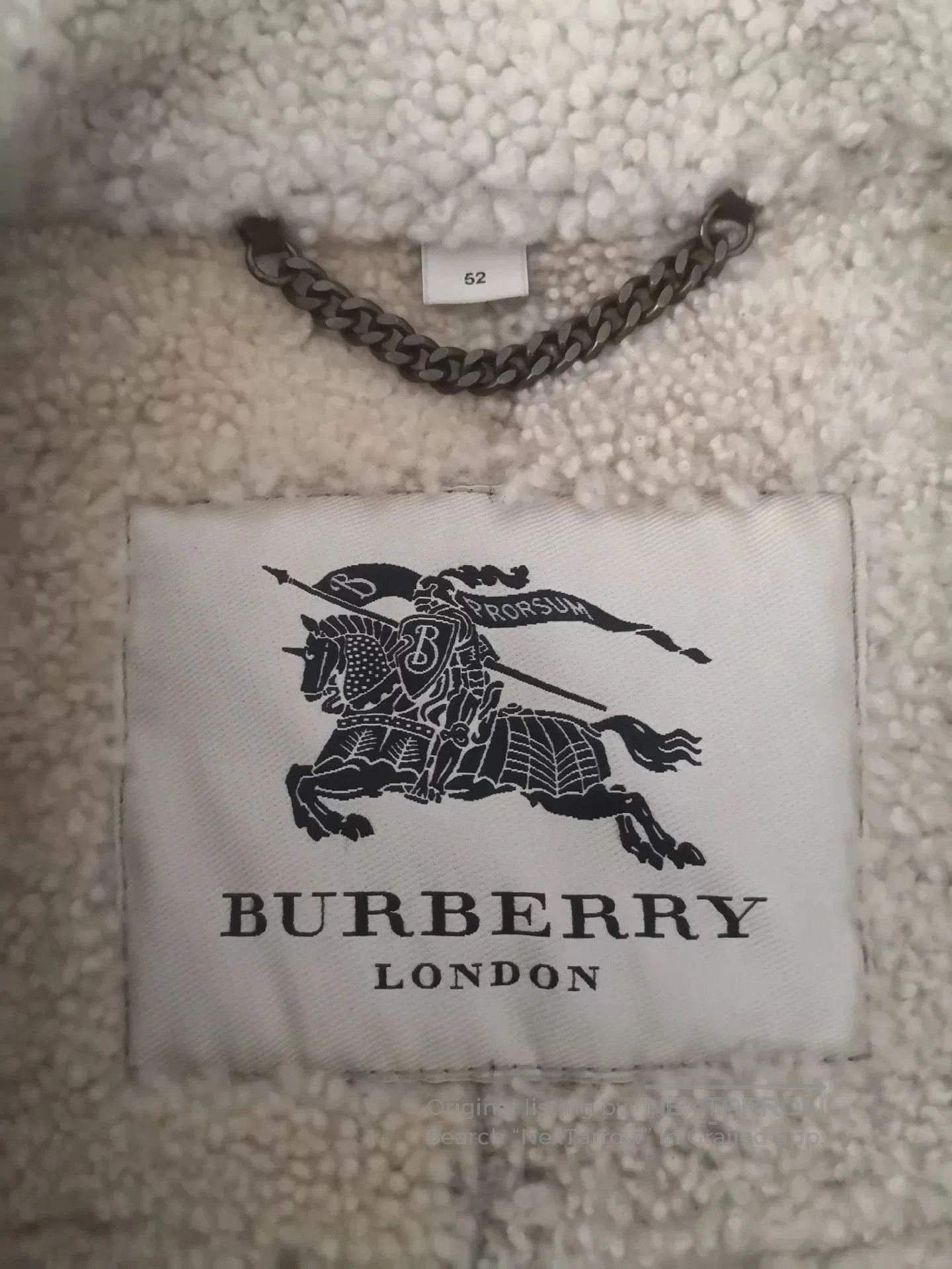 Burberry Burberry London Shearling Leather Coat. Size US L / EU 52-54 / 3 - 3 Thumbnail