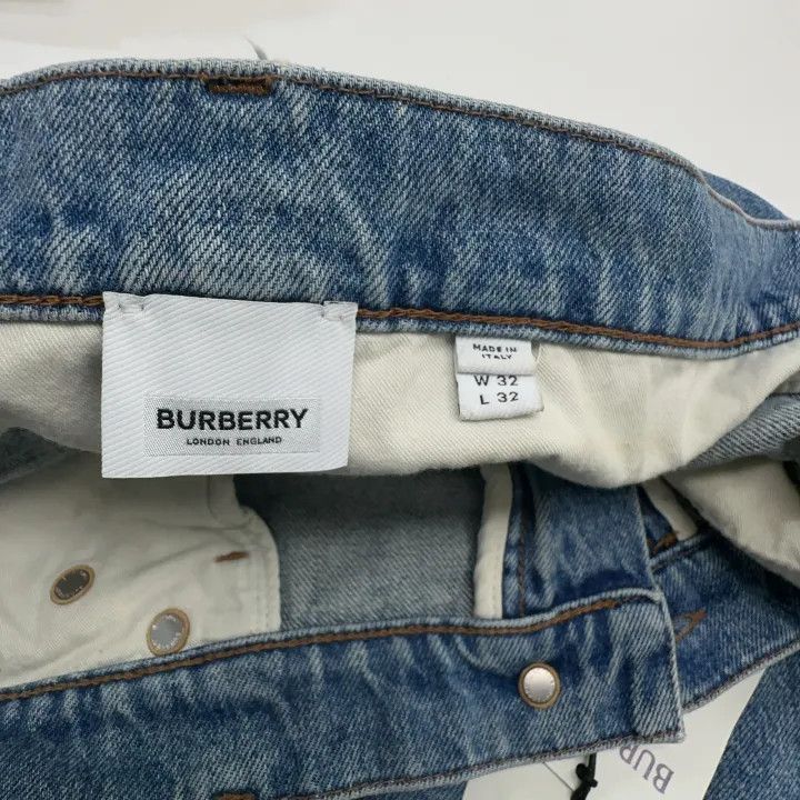 Burberry Burberry Burberry Blue Straight Pocket Zip Denim Pants-250 Size US 32 / EU 48 - 4 Thumbnail