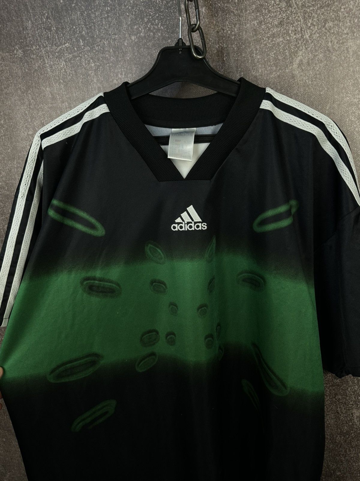 Adidas Vintage Adidas Jersey Shirt Logo 80s 90s Size US XL / EU 56 / 4 - 2 Thumbnail
