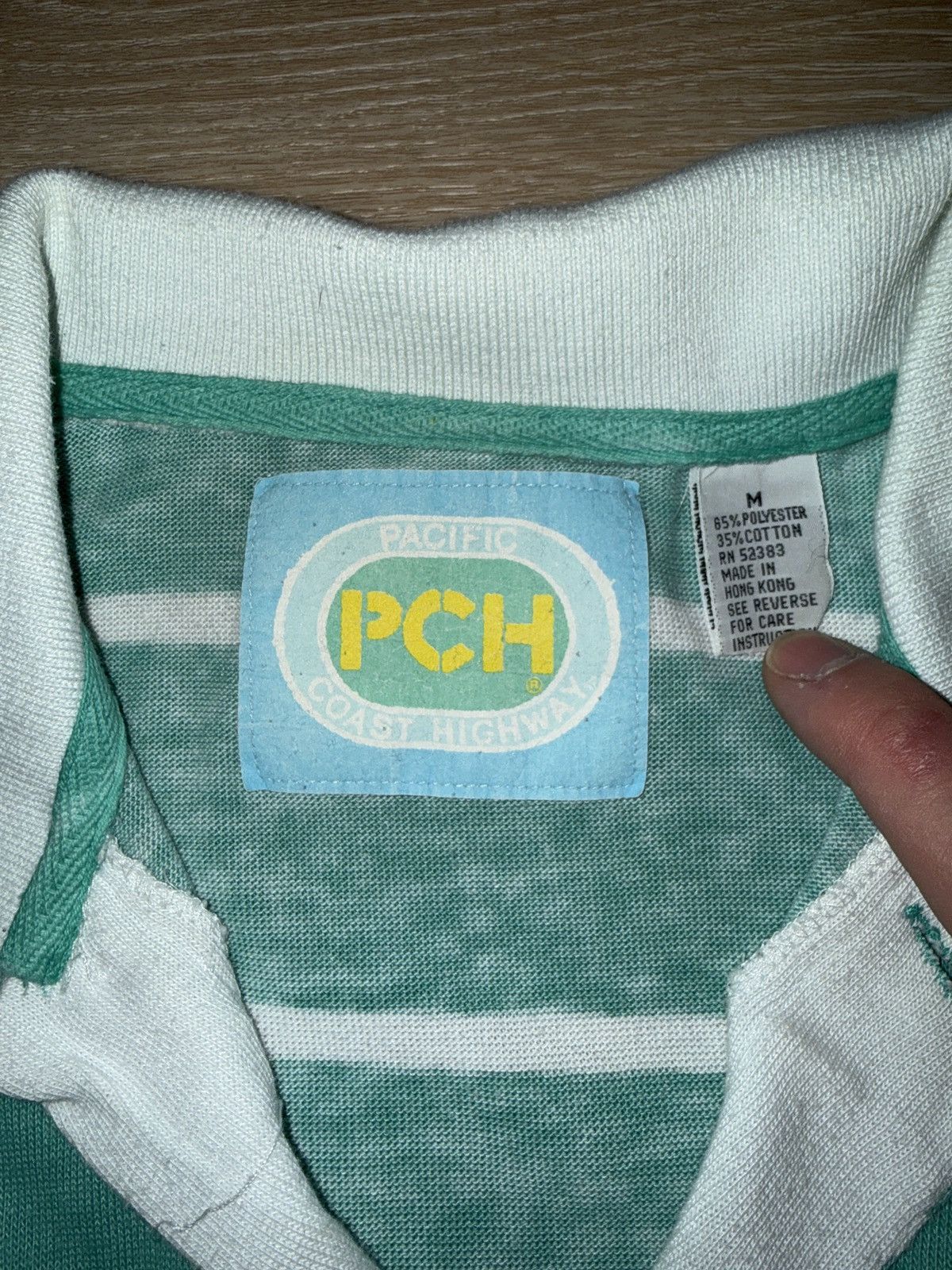 Other Vintage 90’s Pacific Coast Highway Long Sleeve Striped Polo Size US M / EU 48-50 / 2 - 5 Thumbnail
