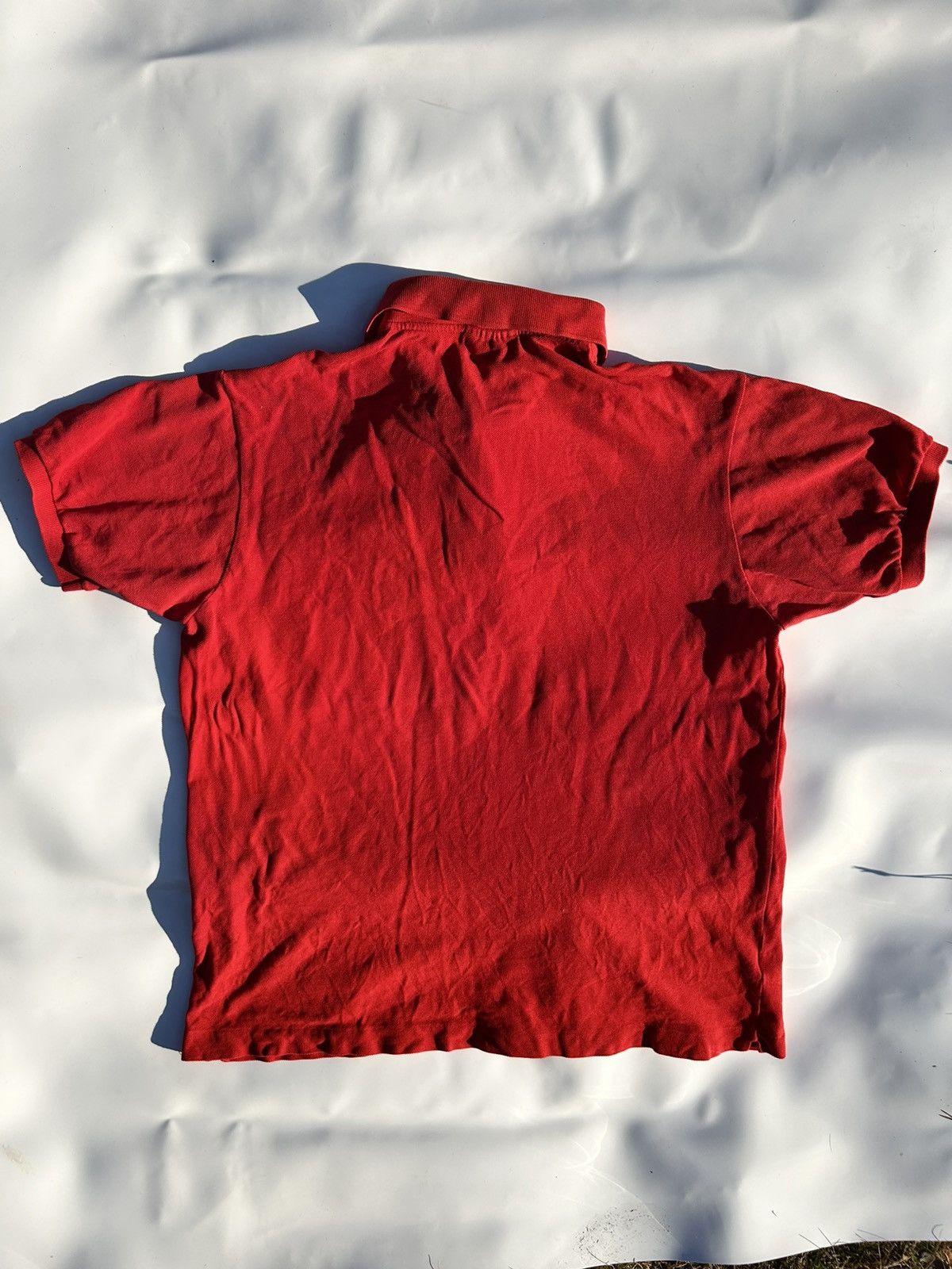 Lacoste Lacoste Vintage 90s Polo Shirt Made in France Red Size L Size US L / EU 52-54 / 3 - 2 Thumbnail