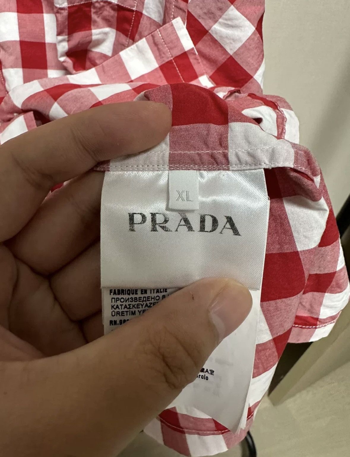 Prada Prada ss23 red wave shirt Size US XL / EU 56 / 4 - 4 Thumbnail
