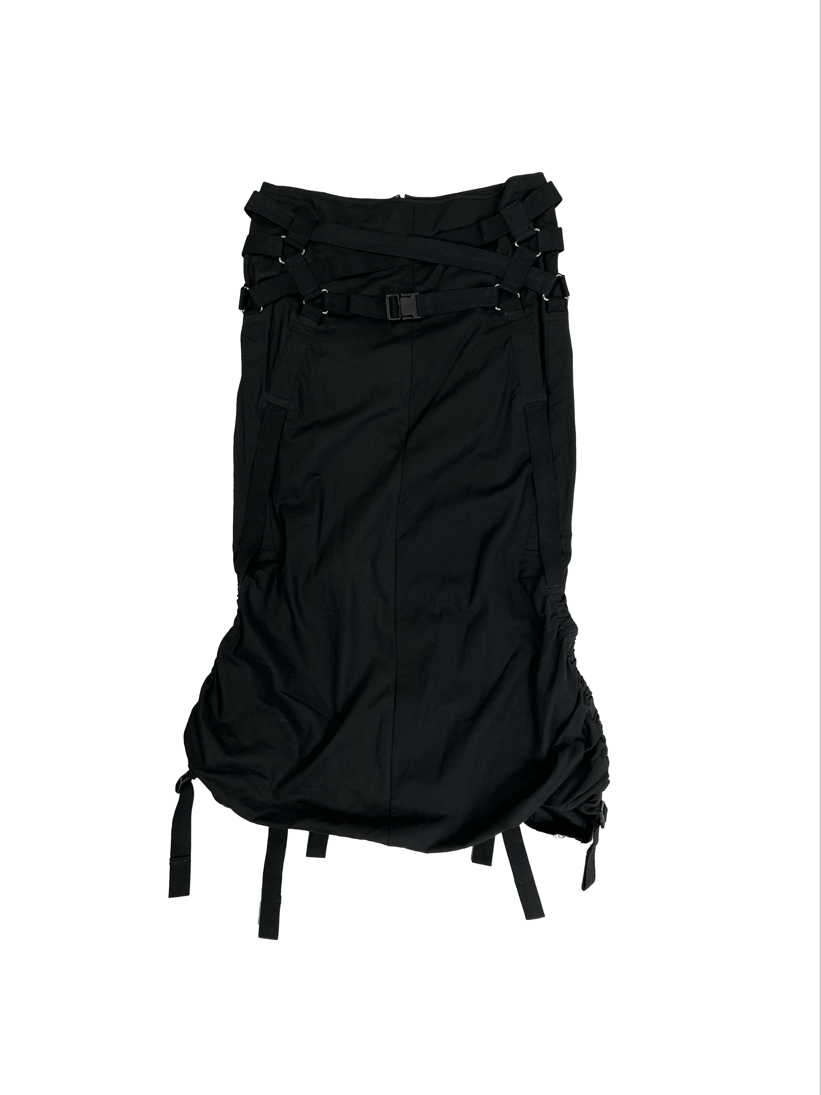 image of Comme Des Garcons x Junya Watanabe Ss 2003 Parachute Skirt in Black, Women's (Size 27)