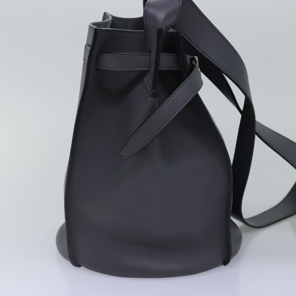 Celine CELINE Big Bag Shoulder Bag Leather Gray Size ONE SIZE - 3 Thumbnail