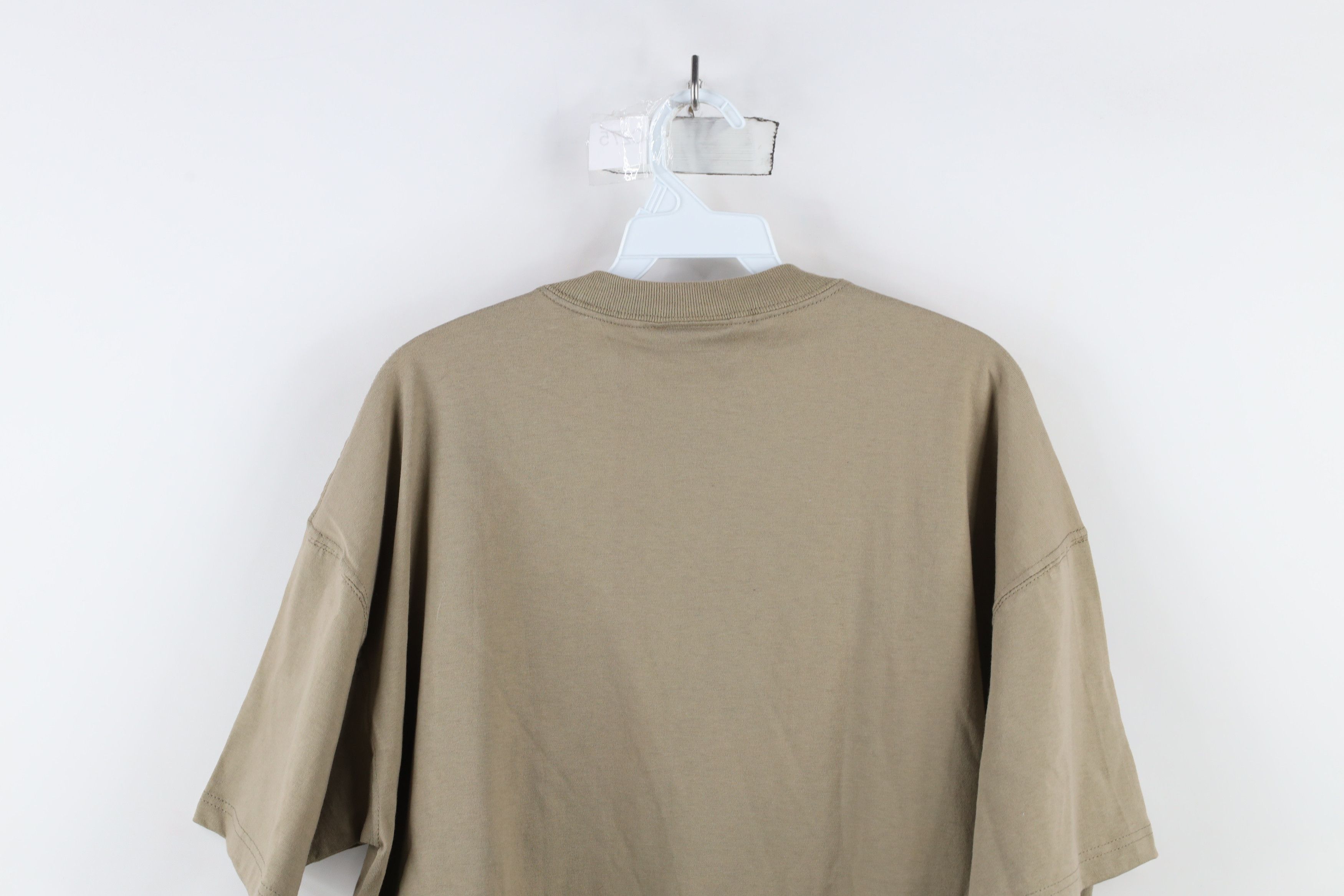 Russell Athletic × Vintage Vintage 90s Russell Athletic Pocket T-Shirt Beige Cotton Size US L / EU 52-54 / 3 - 10 Thumbnail