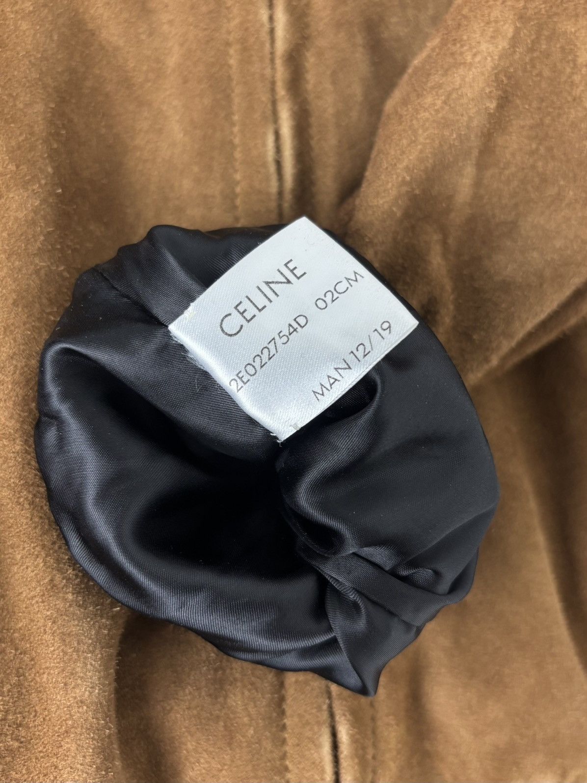 Celine × Hedi Slimane S/S 2019 Sample Goat Suede Leather Jacket (SS19, Western) Size US S / EU 44-46 / 1 - 8 Thumbnail