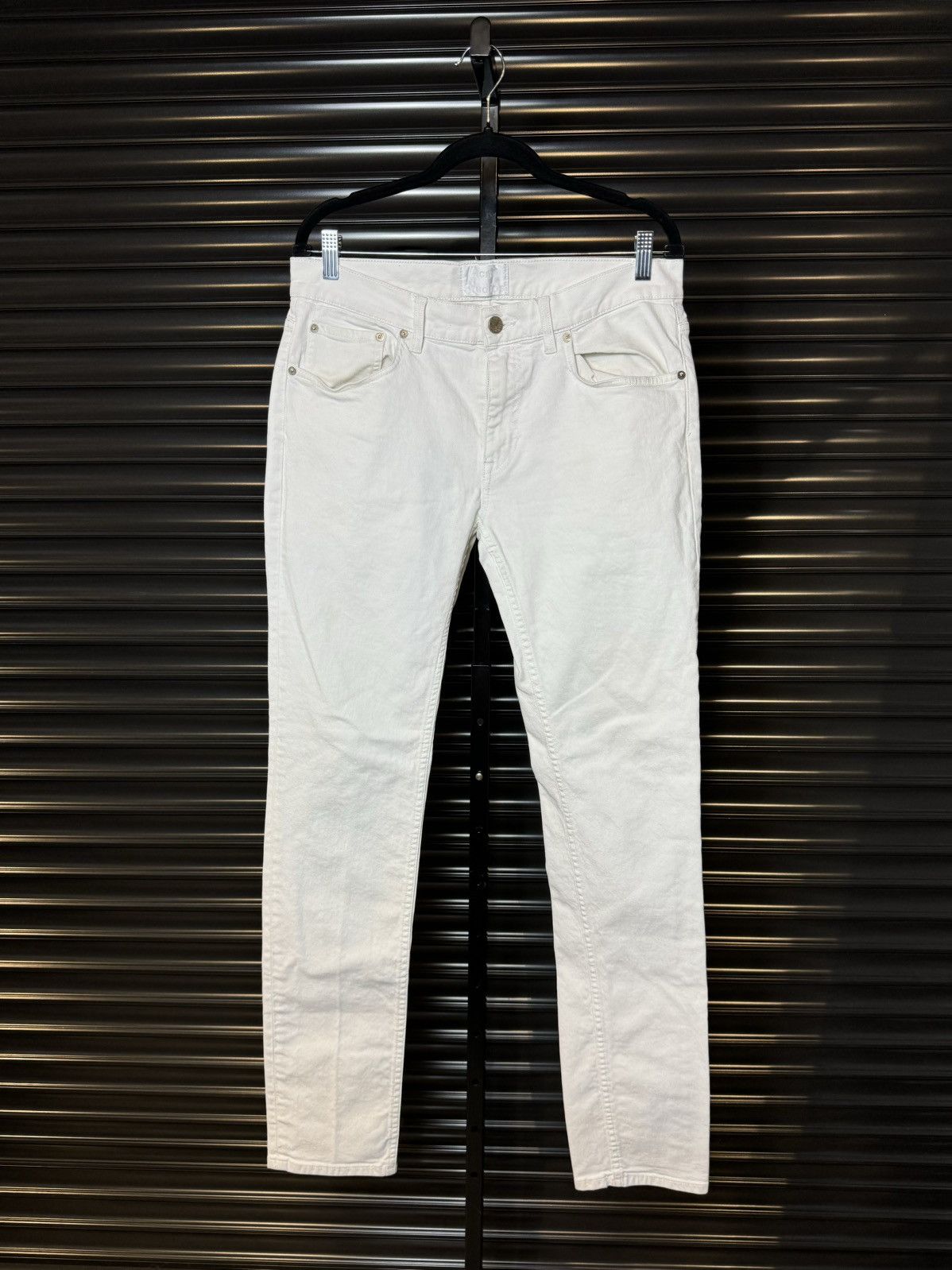 Acne Studios Acne Studios Lace White Denim Jeans - 34x34 Size US 34 / EU 50 - 2 Thumbnail