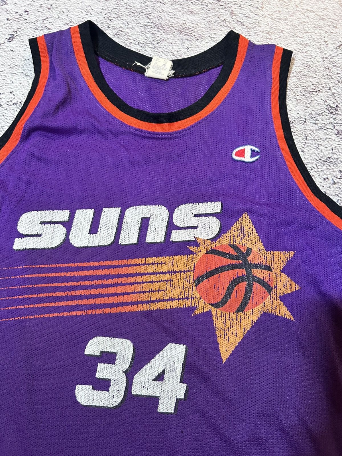 Champion Champion Charles Barkley Phoenix Suns Away NBA Vintage Size US M / EU 48-50 / 2 - 4 Thumbnail