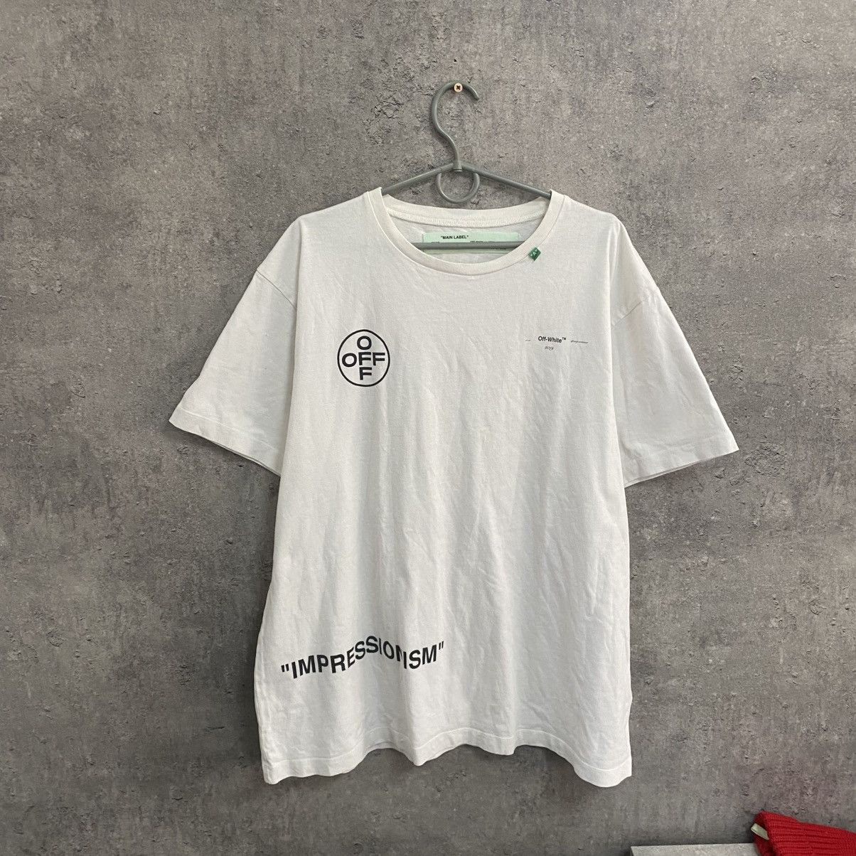 Off-White Off White Impressionism T-Shirt Big Logo Size US S / EU 44-46 / 1 - 6 Thumbnail