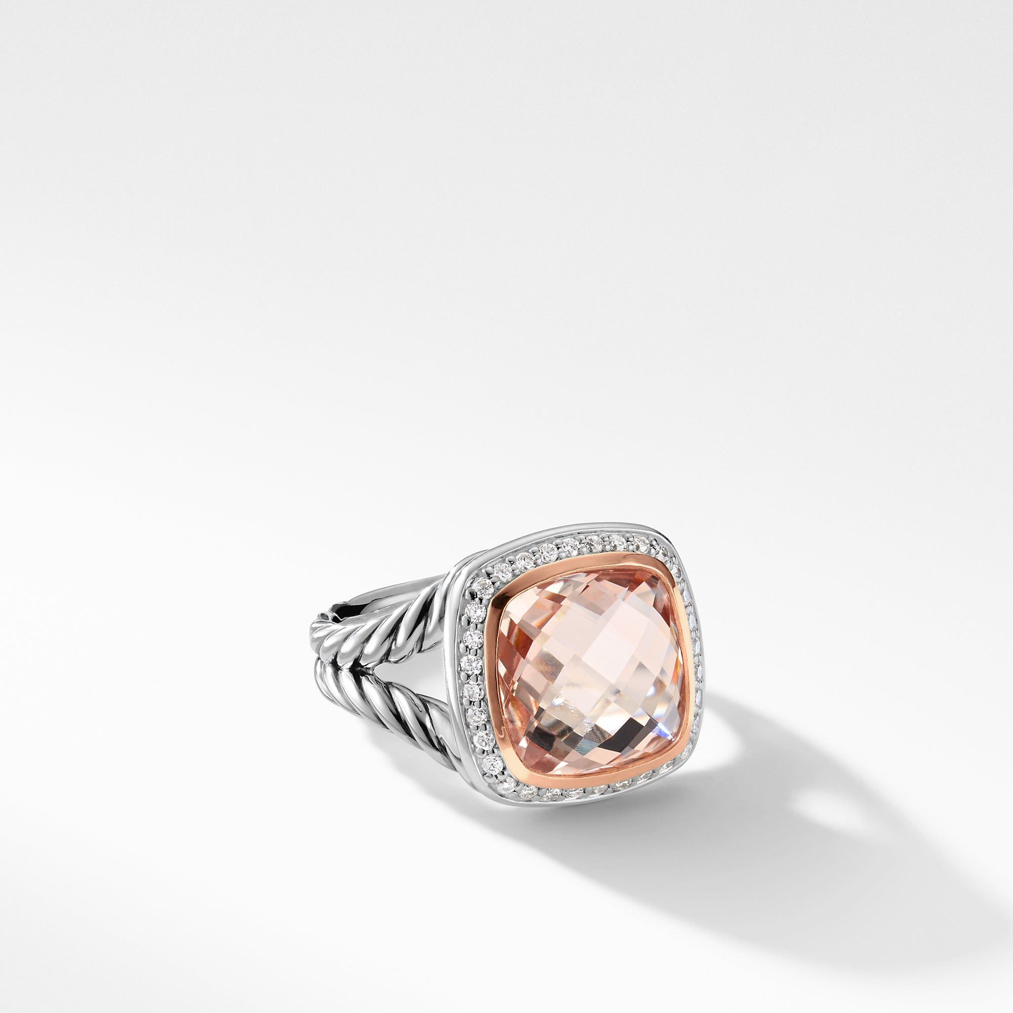 David Yurman o1w1db10525 R12308D Ring in with Diamonds and 18K Rose Gold Size ONE SIZE - 1 Preview