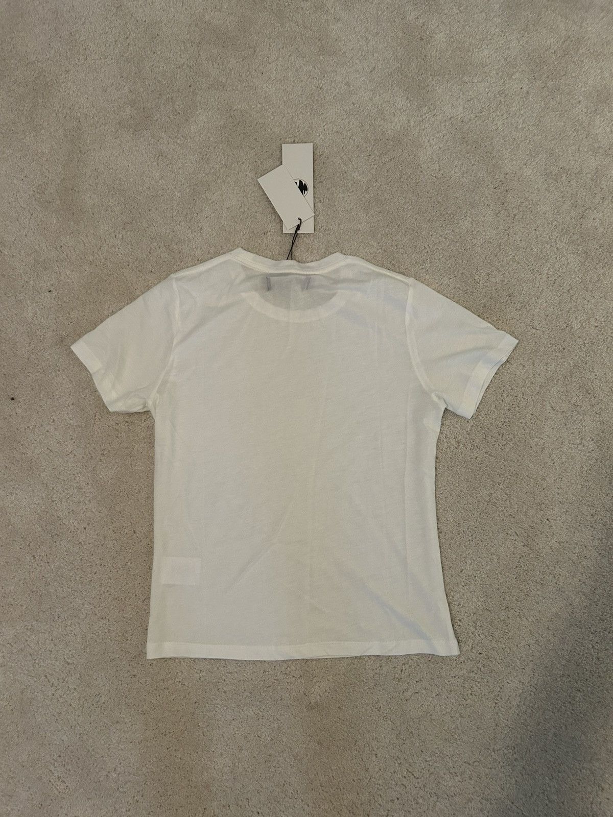 Designer Pearled ivory white Fitted Tee Size US M / EU 48-50 / 2 - 3 Thumbnail