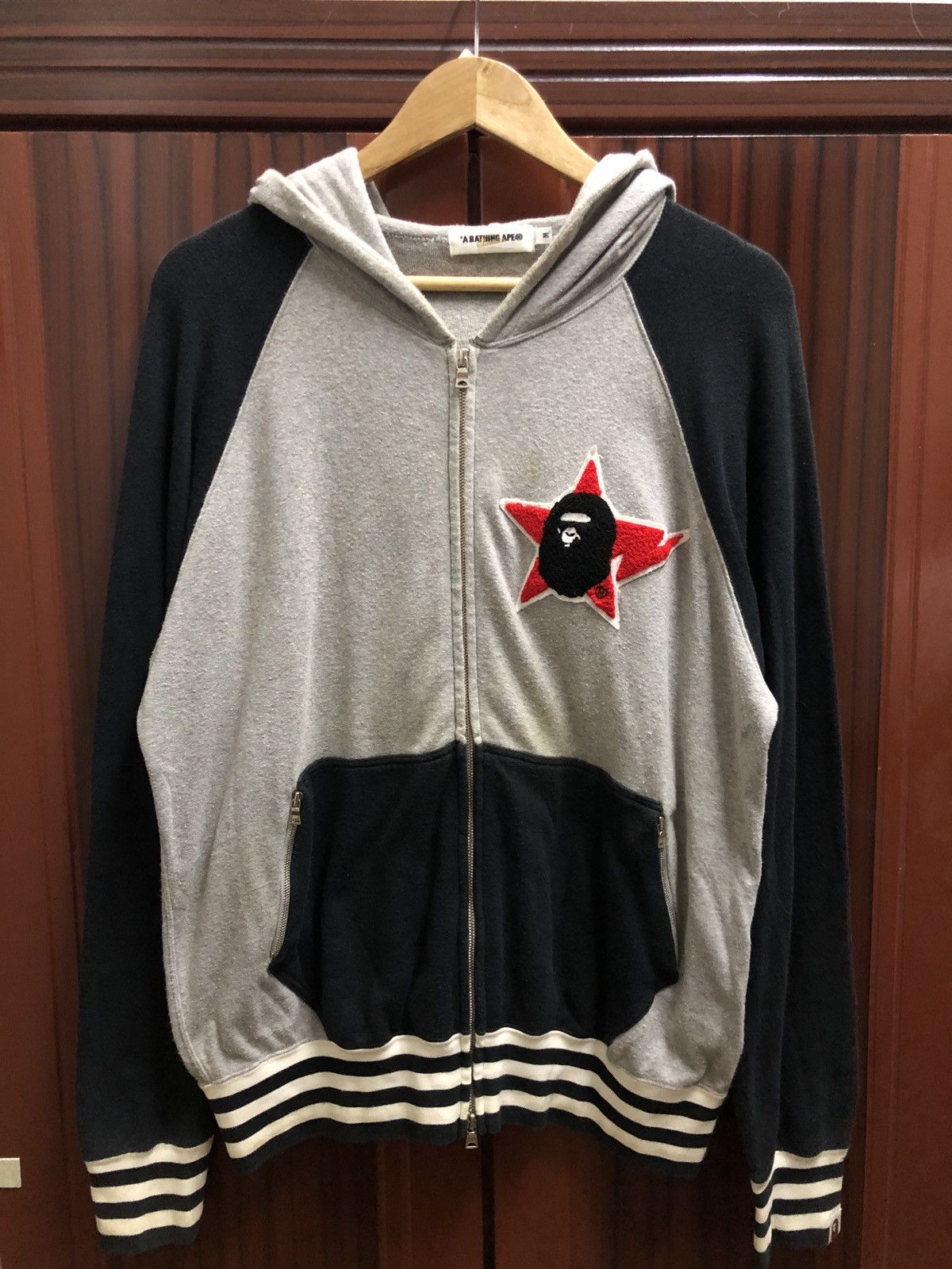 Bape BAPESTA Big Head Back Hit Zip Hoodie Size US M / EU 48-50 / 2 - 1 Thumbnail