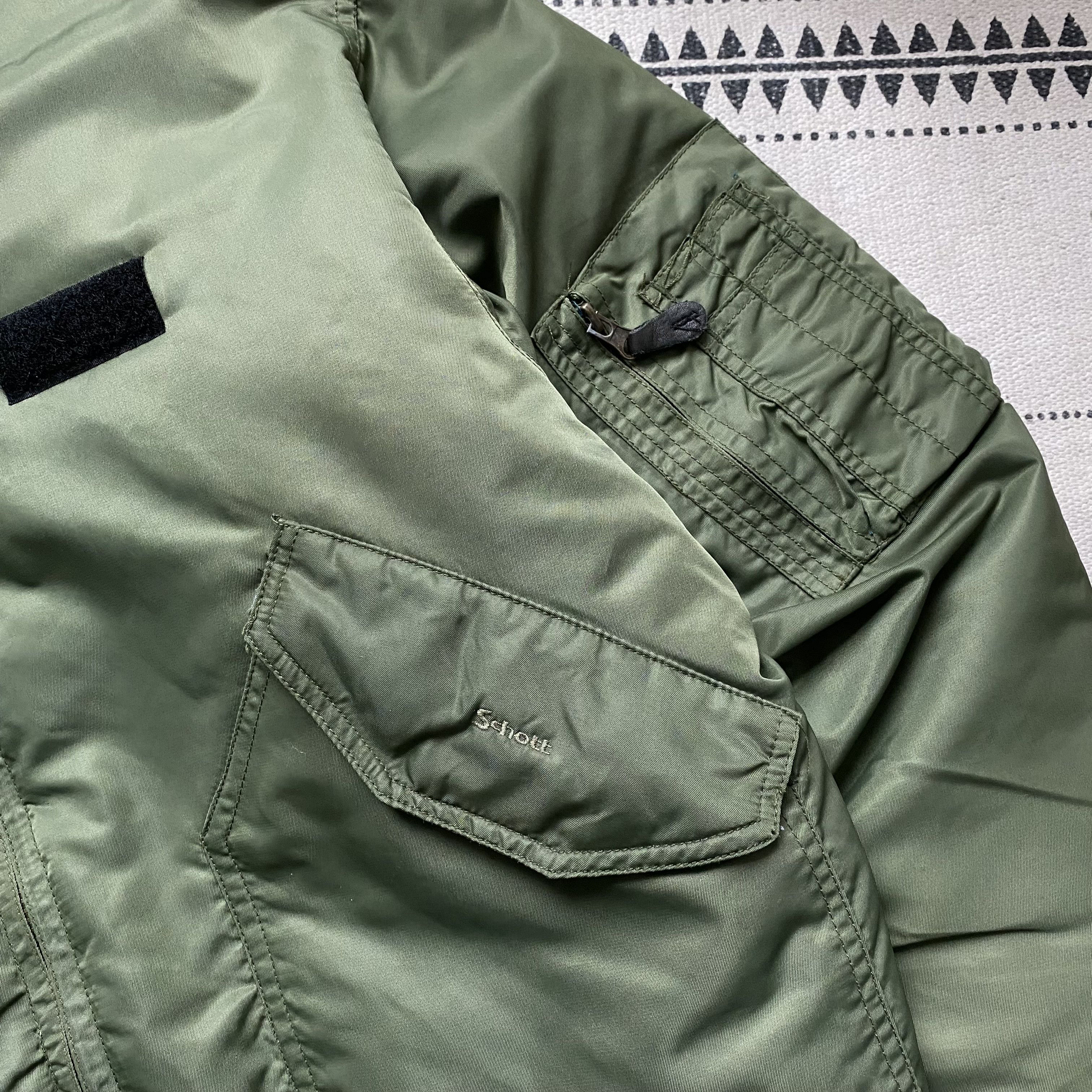 Schott Vintage Flayer Schott CWU Intermediate Bomber Jacket MA 1 Size US M / EU 48-50 / 2 - 4 Thumbnail