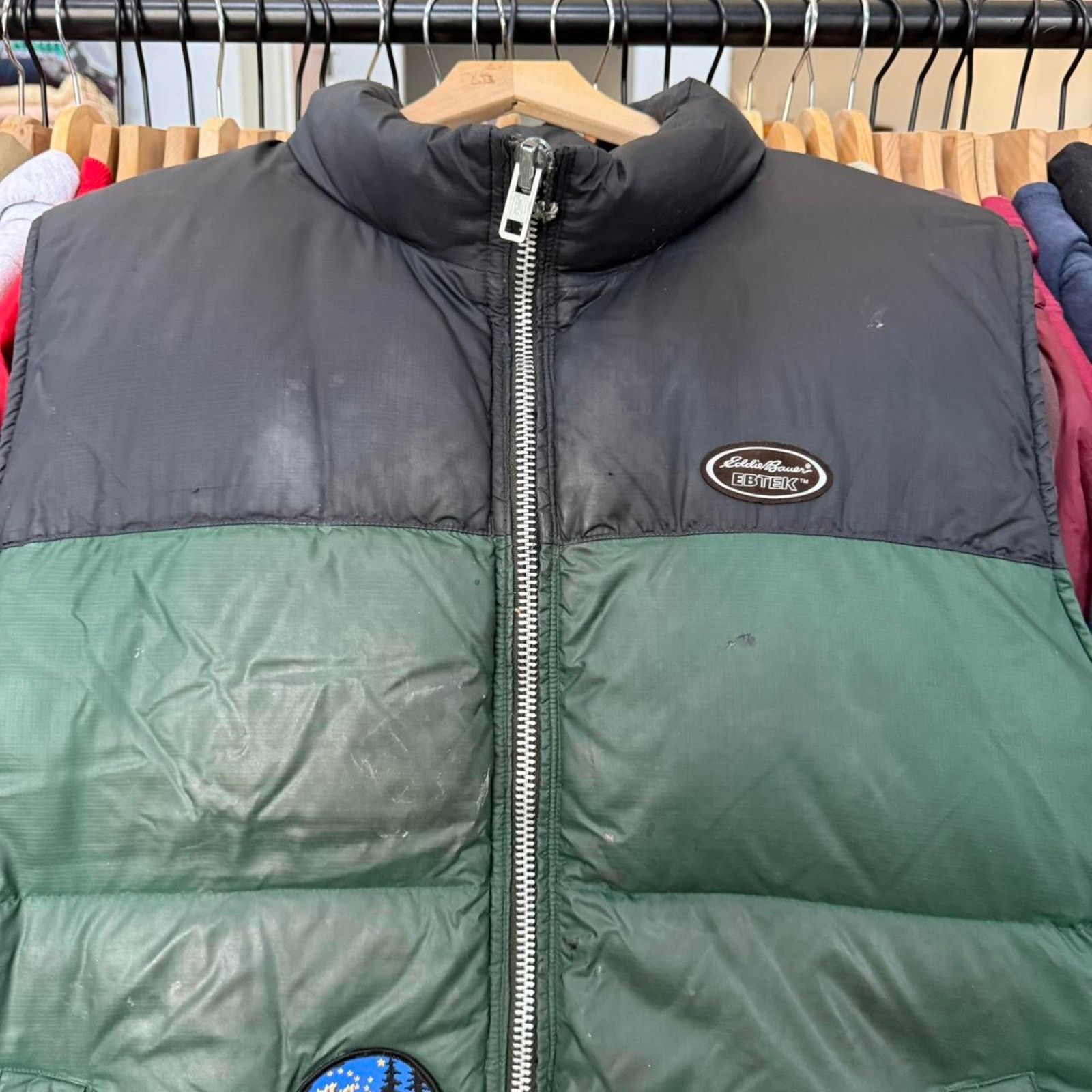 Eddie Bauer Vintage Distressed Eddie Bauer EBTEK Alaskan Puffer Vest Size US XXL / EU 58 / 5 - 2 Thumbnail