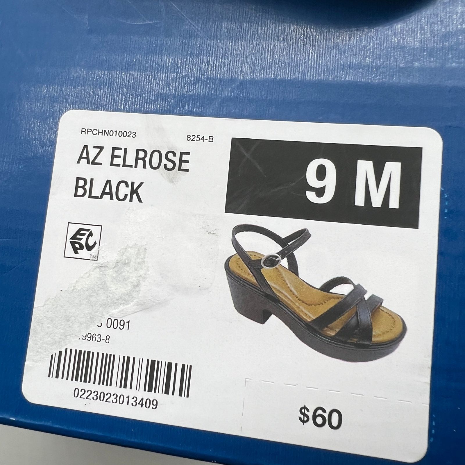 Other Arizona Jean Co Womens Elrose Heeled Sandals Bla Size US 9 / IT 39 - 10 Thumbnail