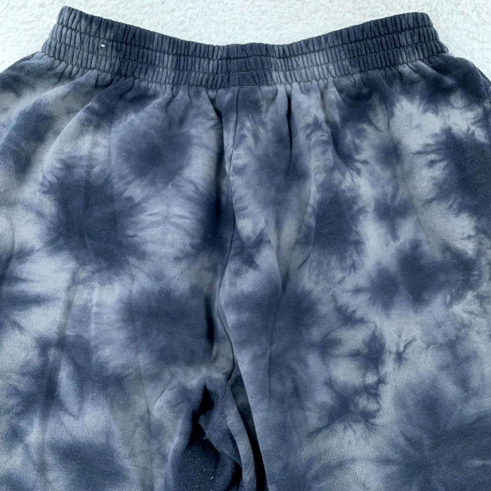 Pinko VINTAGE PINK Joggers Womens M Gray Tie Dye Sweatpants Lounge Elastic Waist Pockets Tapered Inseam 27 Casual Activewear Girls Mens Size 32" / US 10 / IT 46 - 3 Thumbnail