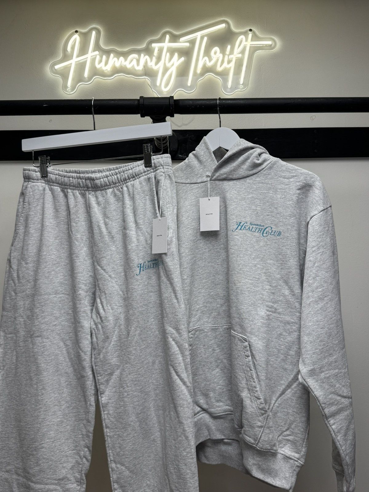Sporty & Rich Sporty & Rich Rizzoli Health Club Hoodie & Sweatpant Set Size M / US 6-8 / IT 42-44 - 1 Thumbnail