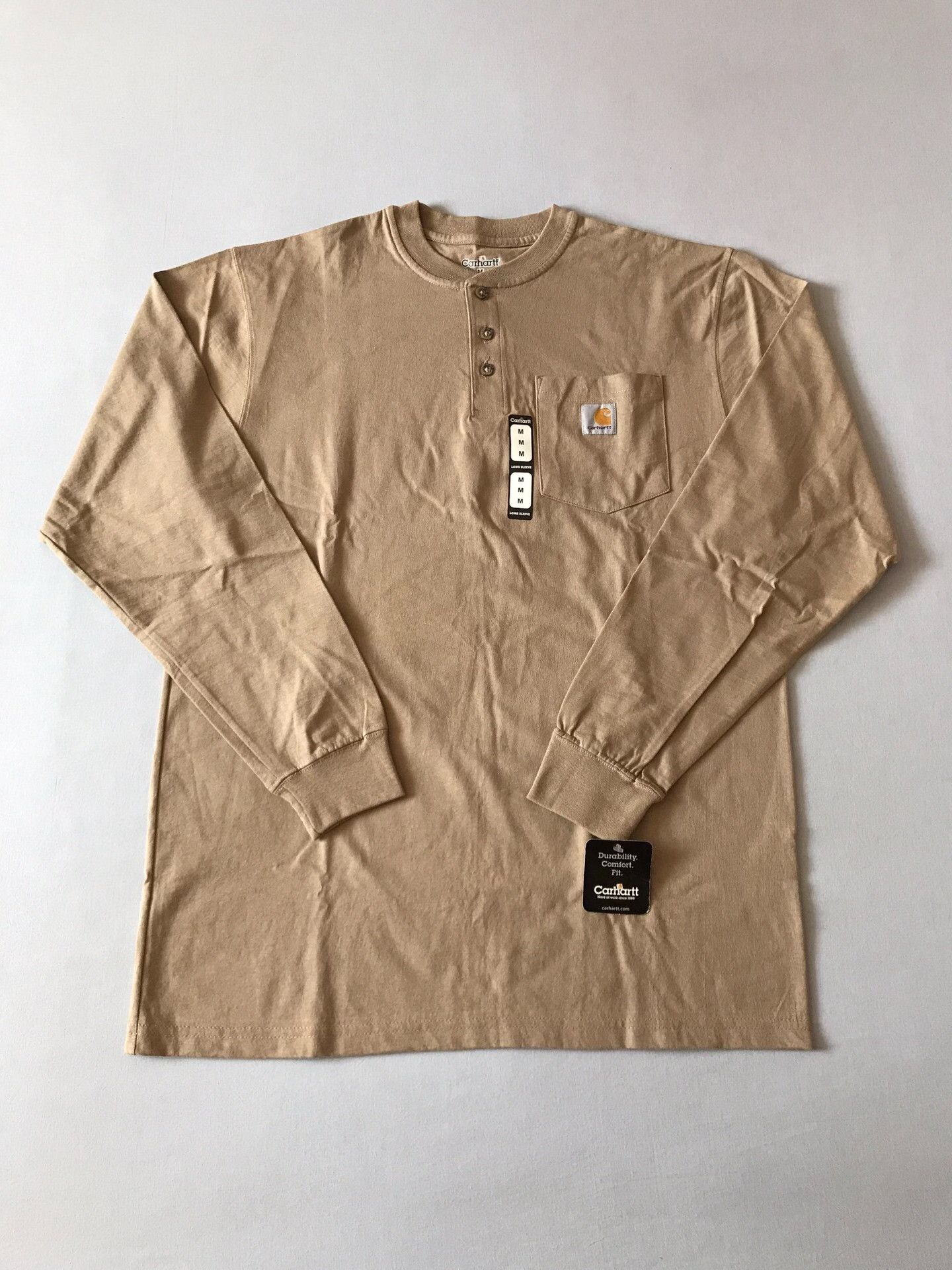 Carhartt Carhartt K128 DES Henley Long-Sleeve T-Shirt Size US M / EU 48-50 / 2 - 1 Thumbnail