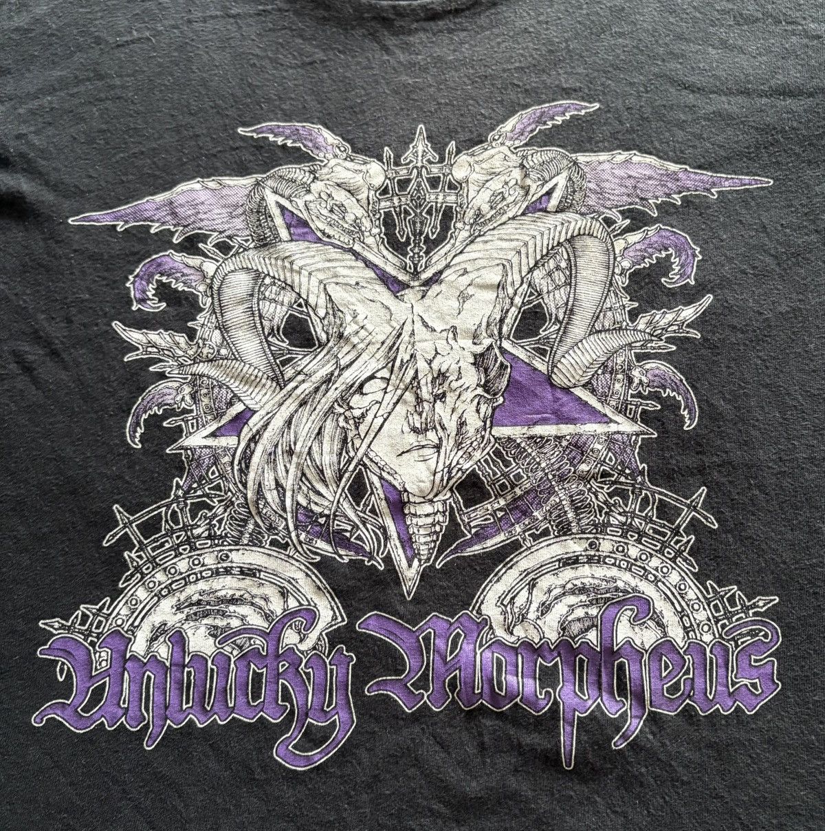Band Tees × Japanese Brand UNLUCKY MORPHEUS Rock Band Japan Tee Size US M / EU 48-50 / 2 - 3 Thumbnail