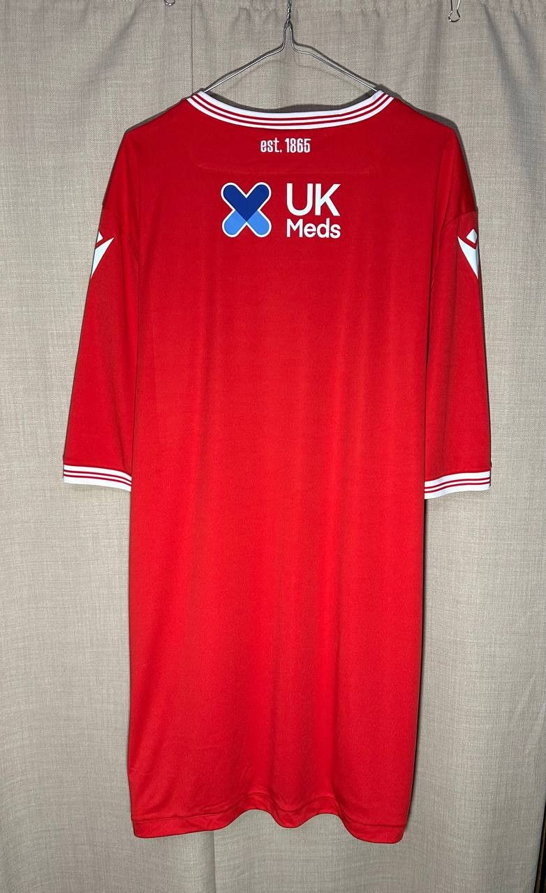 Macron NOTTINGHAM FOREST 2020 2021home Macron football shirt jersey Size US XXL / EU 58 / 5 - 2 Thumbnail