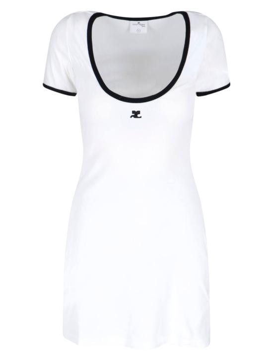 COURREGES Women Mid Skirts 225JRO600JS0203 0098 White