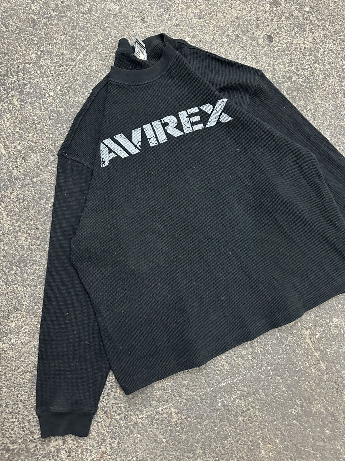 Other Y2K avirex thermal grunge long sleeve top Size US XL / EU 56 / 4 - 1 Thumbnail