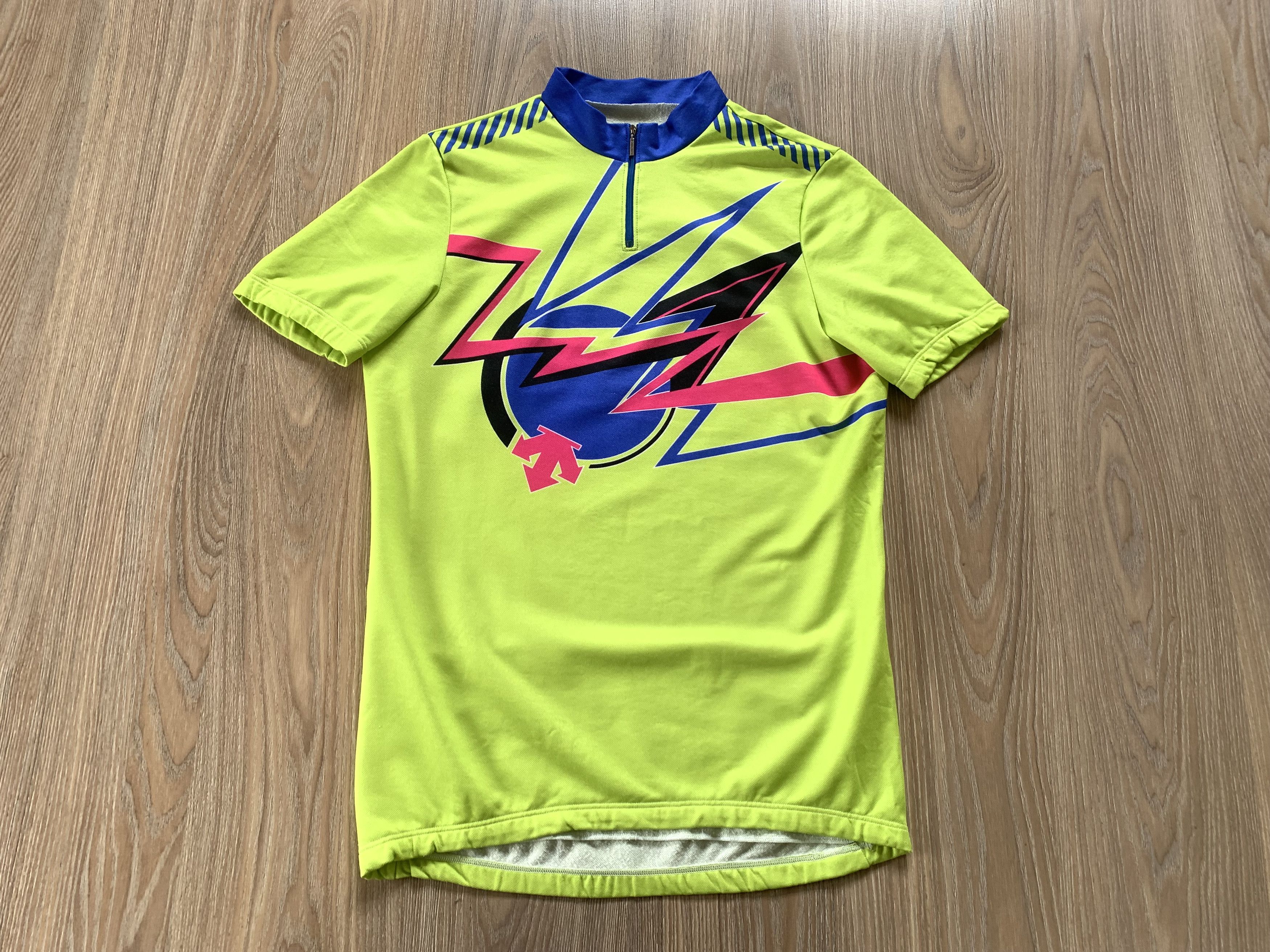 Bicycle Descente Light Green Vintage Cycling Jersey Size US M / EU 48-50 / 2 - 2 Thumbnail