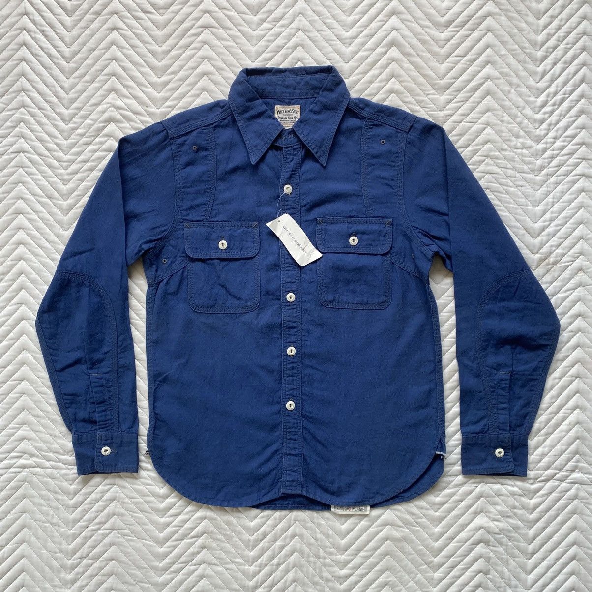 Pherrow's Pherrow’s Chambray Chainstrap Workwear Shirt Size US S / EU 44-46 / 1 - 1 Thumbnail