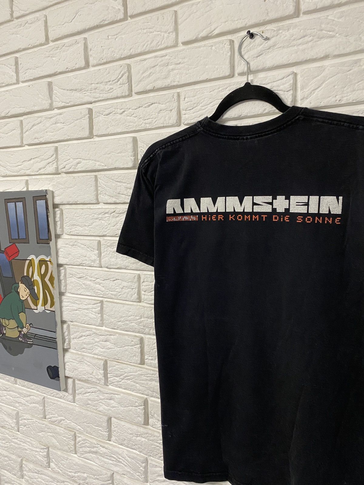 Band Tees × Vintage Vintage Rammstein 2000's "Hier Kommt Die Sonne" Tee Size US M / EU 48-50 / 2 - 4 Thumbnail