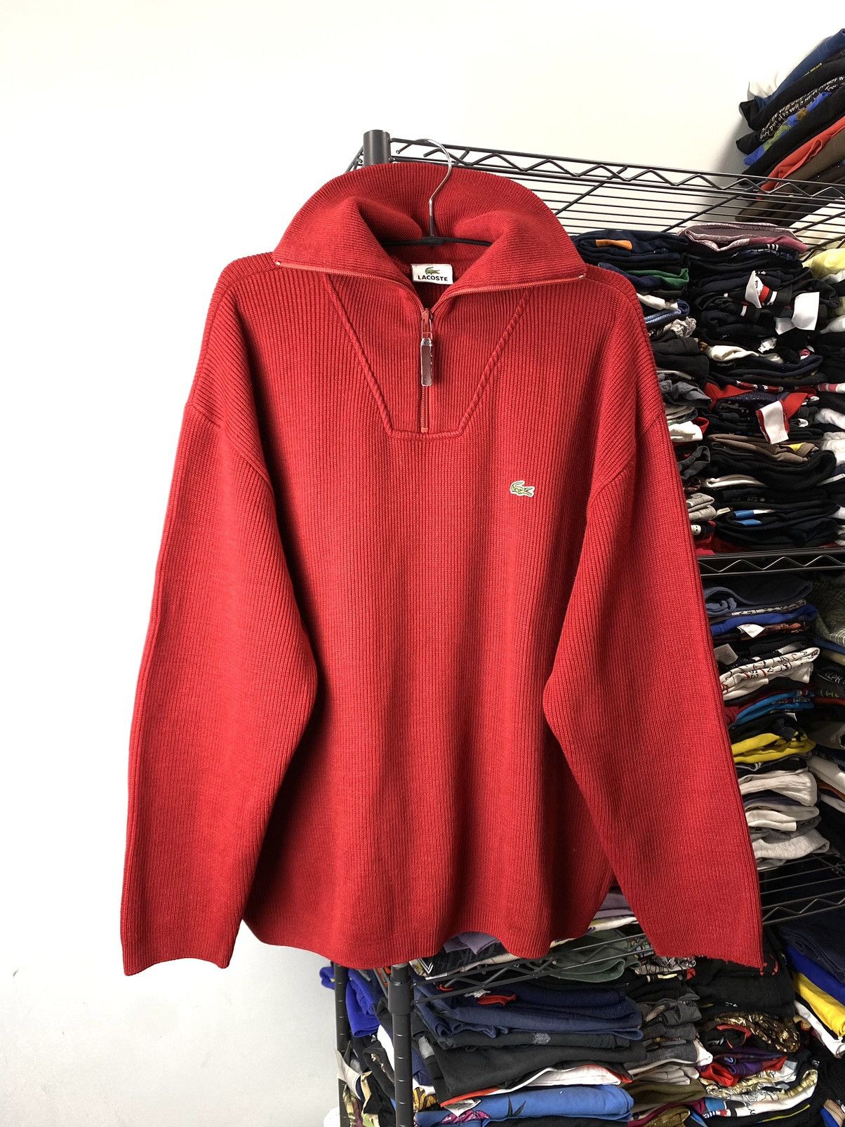 Lacoste 90’s Vintage Lacoste Knit Sweater Casual Wear Size US L / EU 52-54 / 3 - 1 Thumbnail