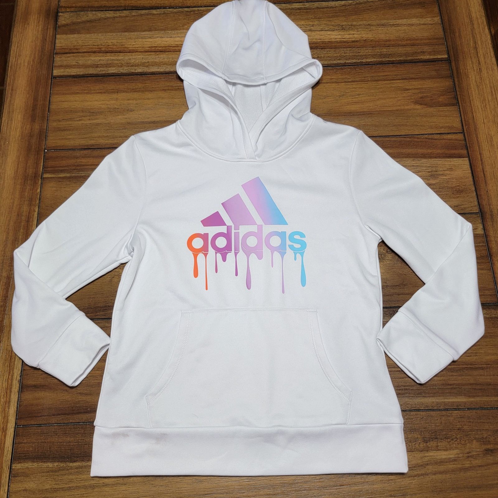 Adidas Adidas LS Hoodie Pastel Melting Logo - Size Adult XS Size XS / US 0-2 / IT 36-38 - 1 Thumbnail