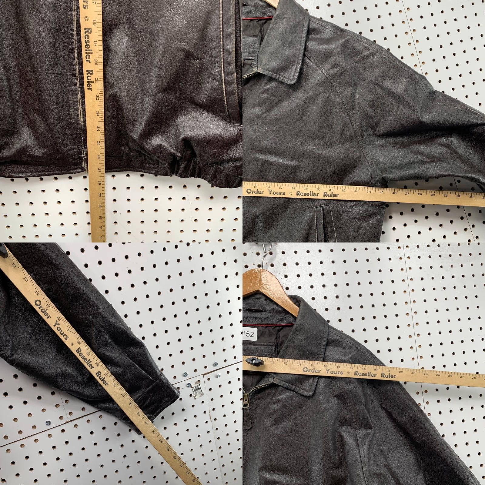 Vintage VINTAGE St. John's Bay LeatherBomber Jacket Mens XL Brown Flight Distressed Size US XL / EU 56 / 4 - 9 Thumbnail