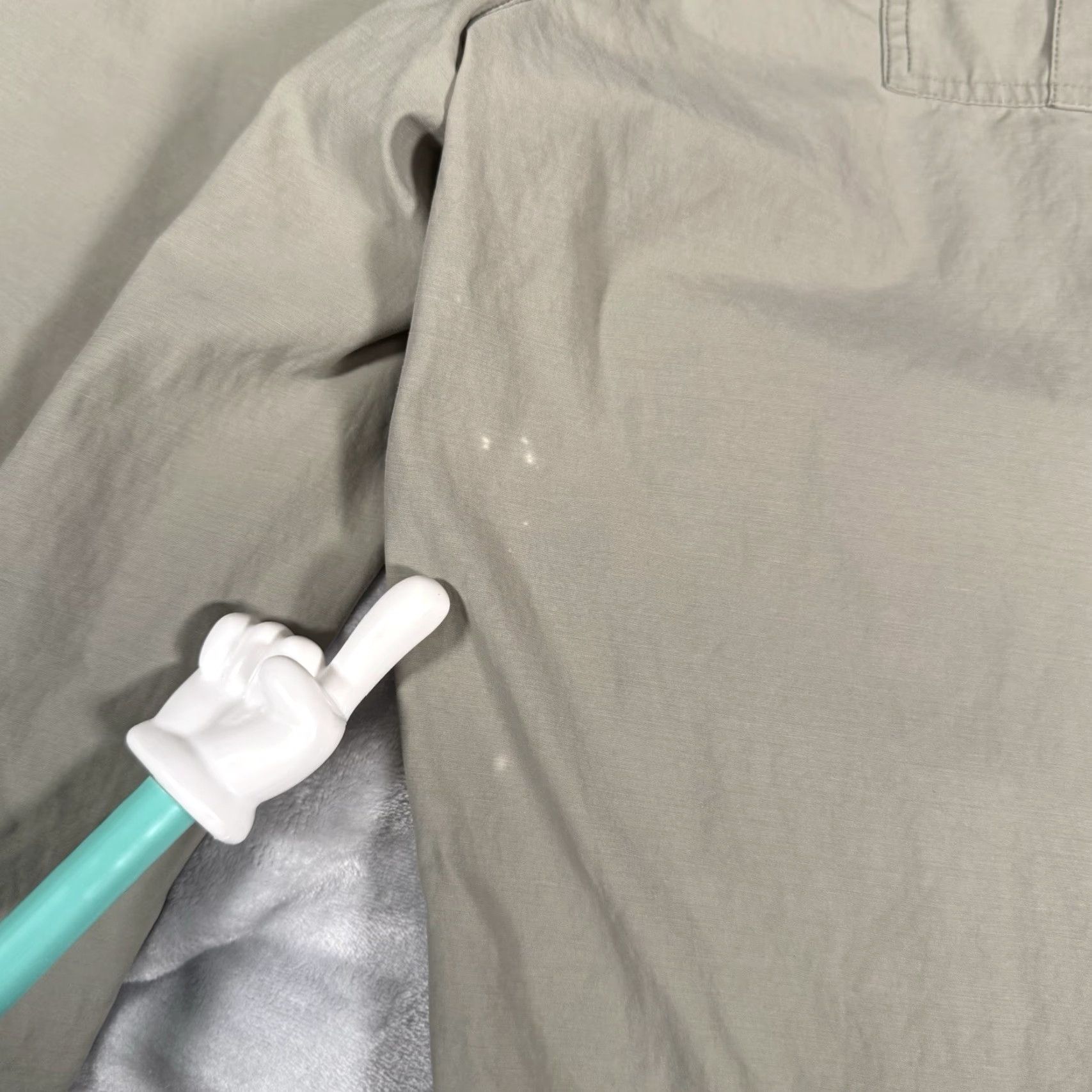 Gap VINTAGE Gap Cargo Pants Mens L 31” Gray/Green Baggy Paratrooper Army Canvas Cotton Straight Relaxed Pants Mens Size US 33 - 4 Thumbnail