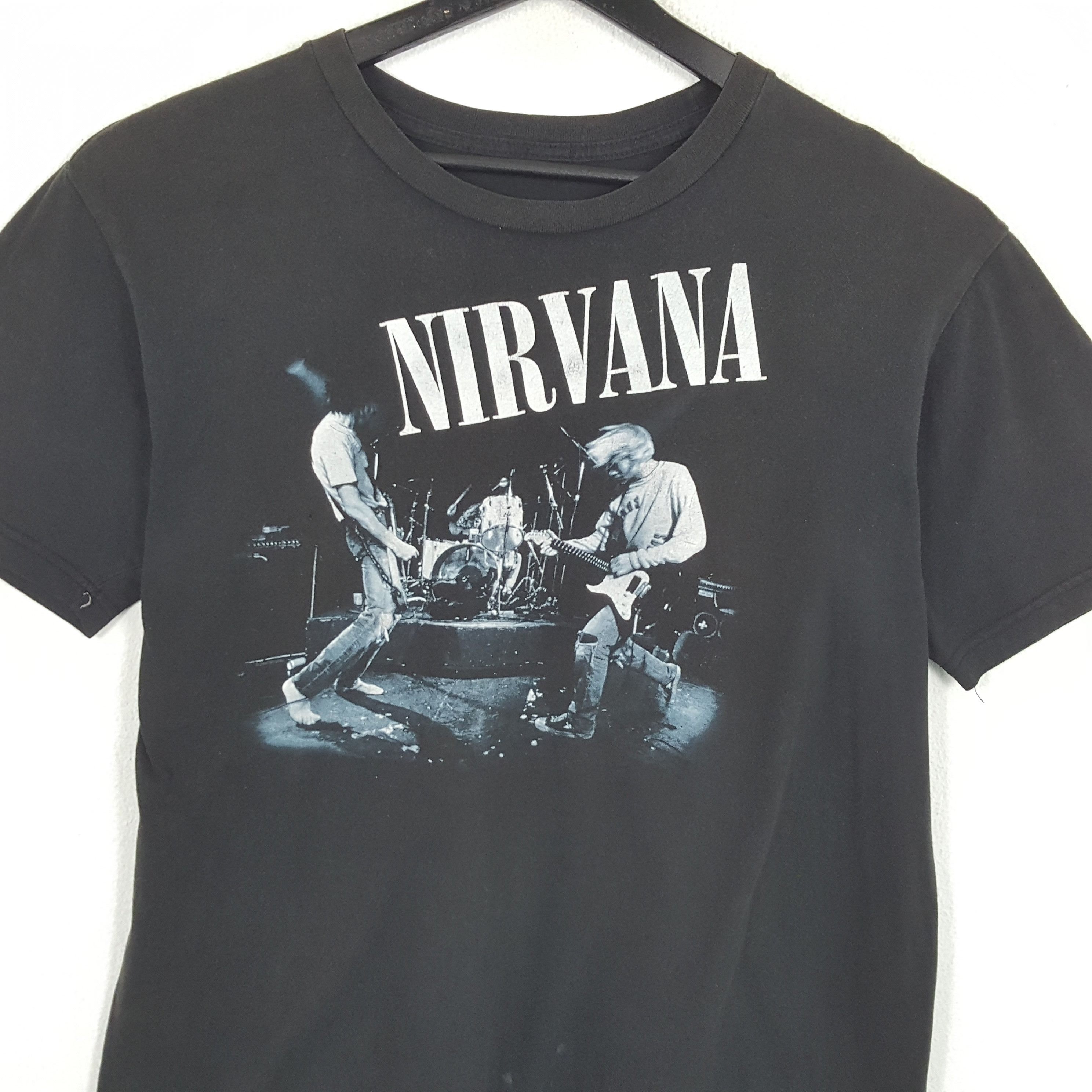 Band Tees × Vintage NIRVANA Rock Band Music Photo Print Style Tshirt Size US L / EU 52-54 / 3 - 2 Thumbnail