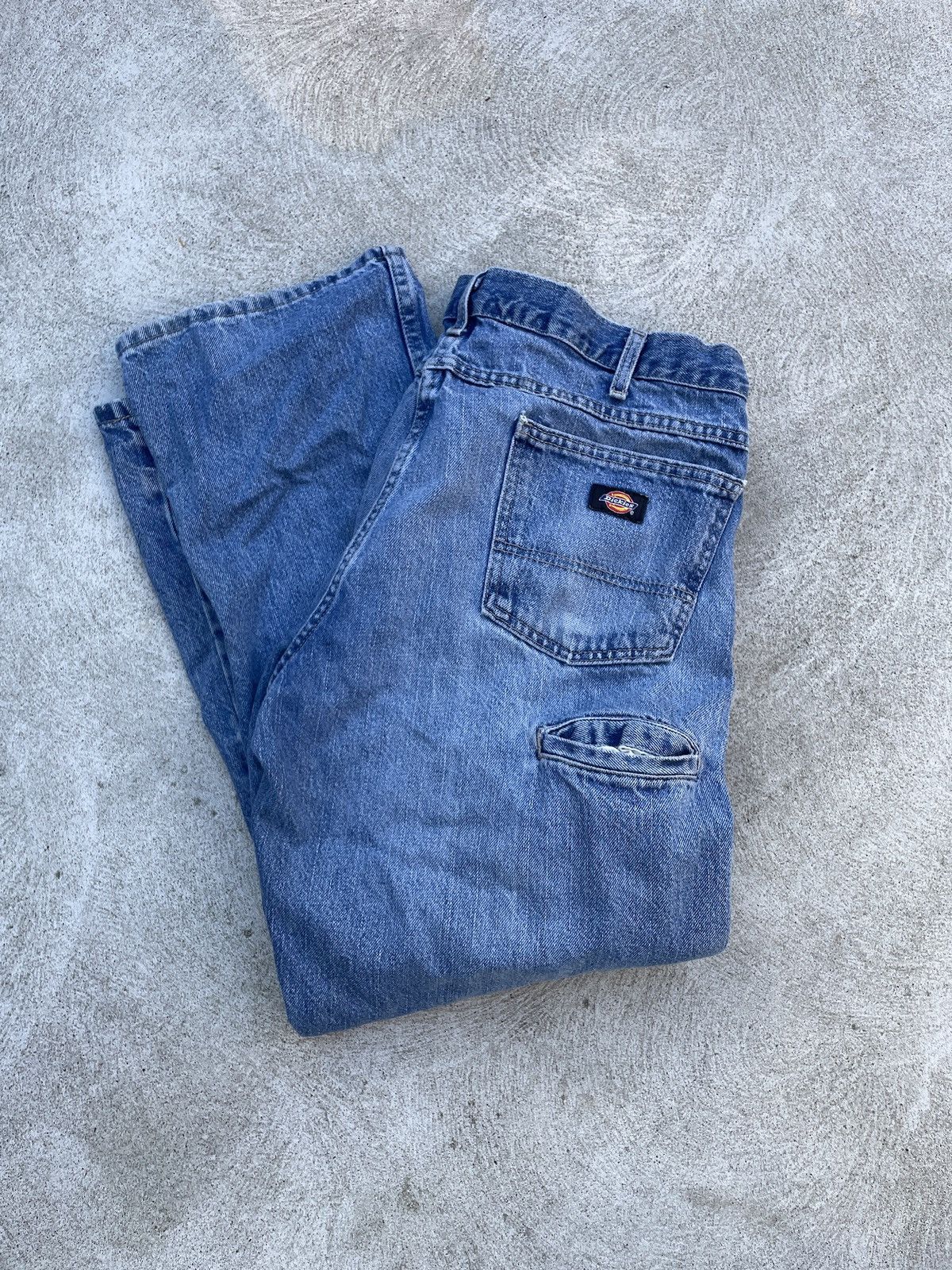 Carhartt × Dickies Vintage Dickies Double Knee Denim Jeans Size US 38 / EU 54 - 3 Thumbnail