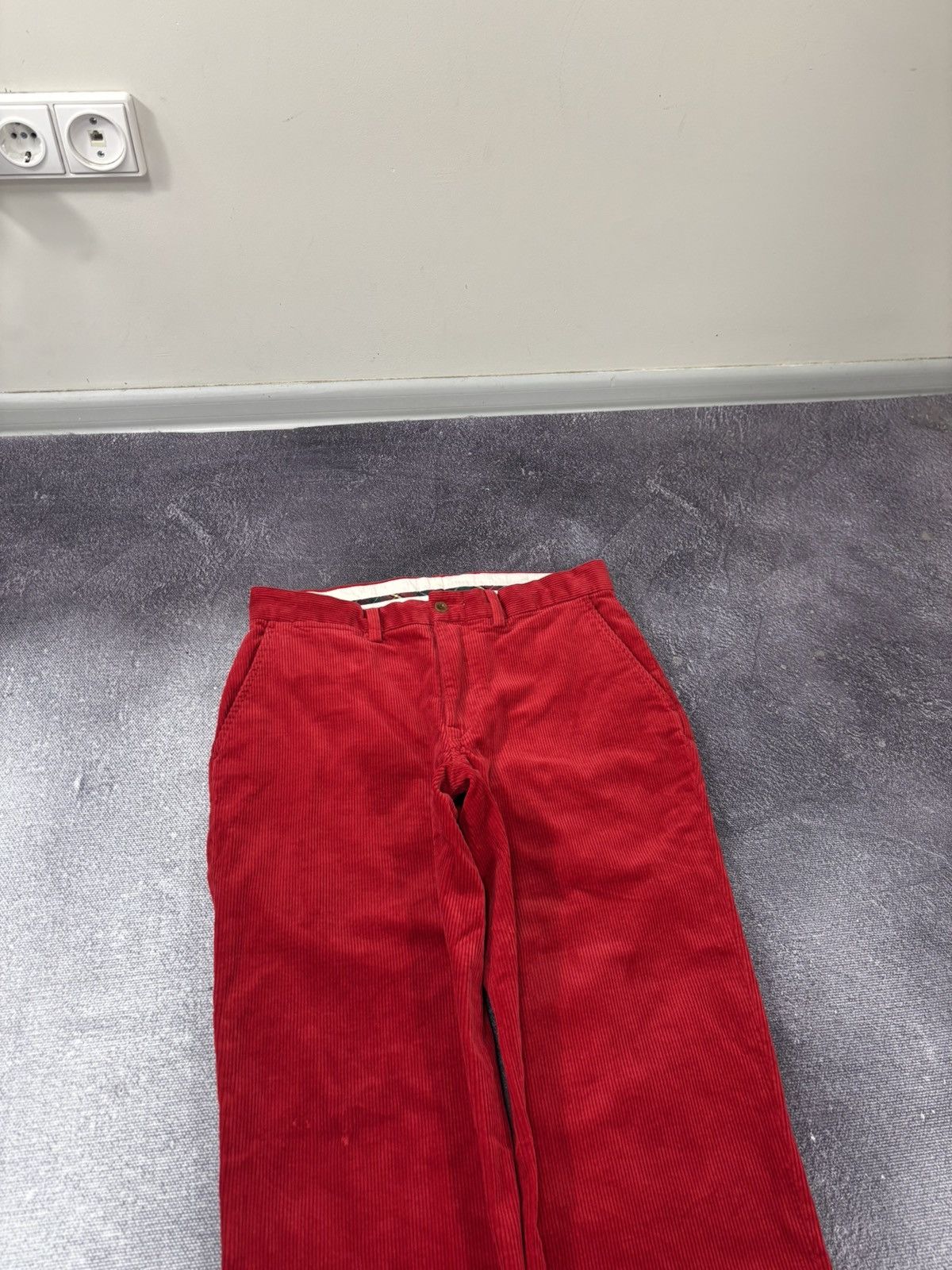 Polo Ralph Lauren Vintage Polo Ralph Lauren Men’s Red Corduroy Preppy Pants Size US 32 / EU 48 - 4 Thumbnail