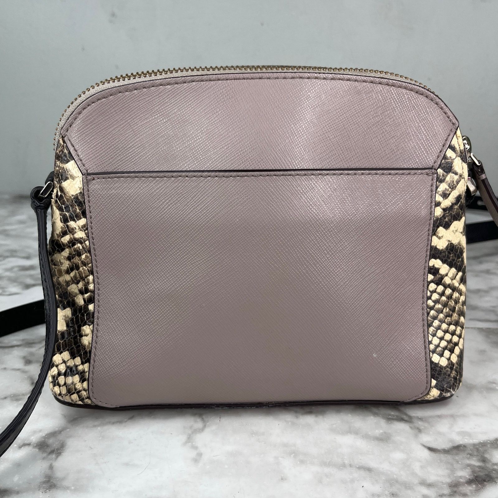 Kate Spade Kate Spade NY Louise Python Embossed Taupe Crossbody Purse Size ONE SIZE - 19 Thumbnail
