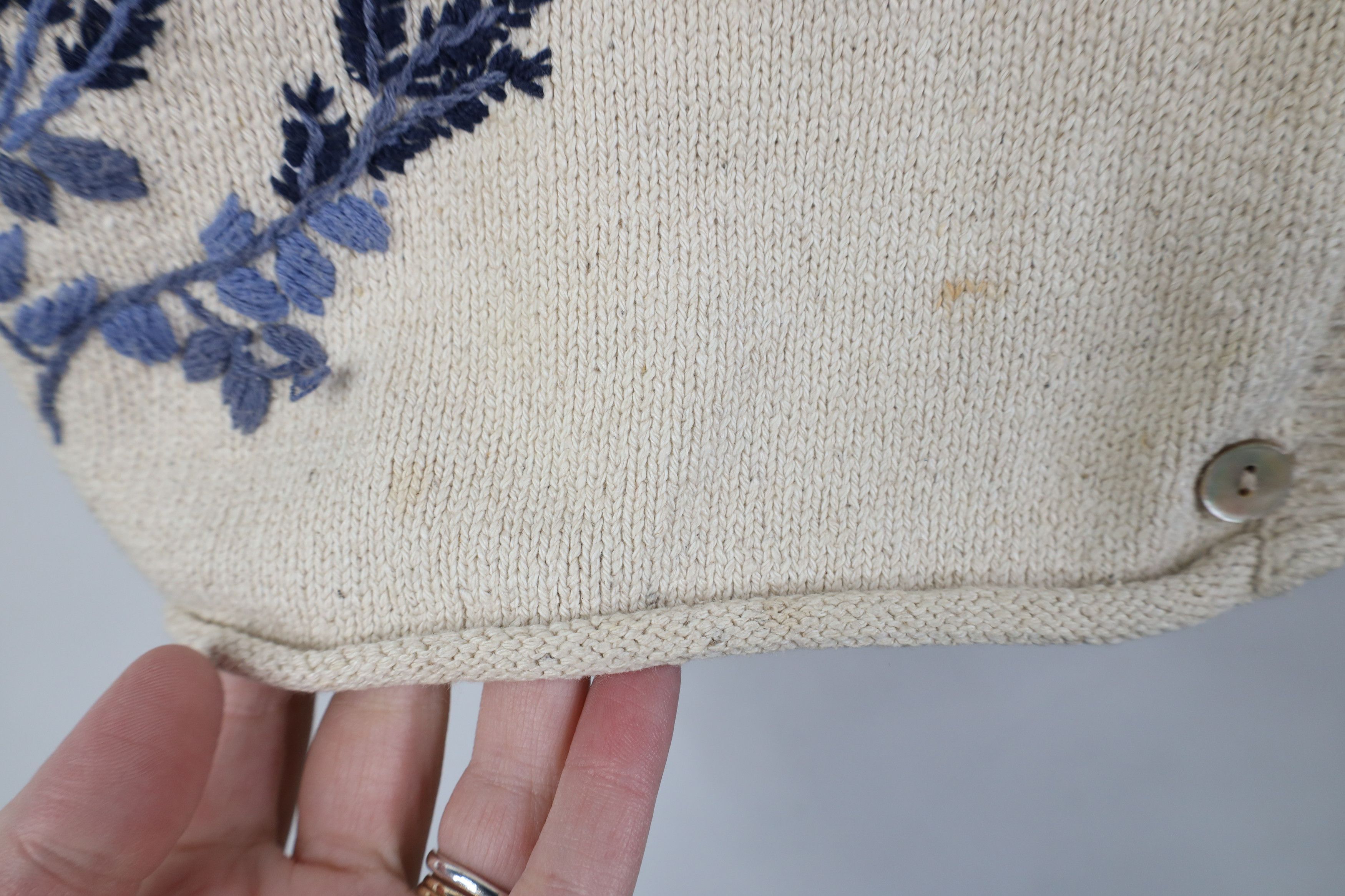 Vintage Vintage 90s Streetwear Flower Silk Blend Knit Sweater Size L / US 10 / IT 46 - 4 Thumbnail