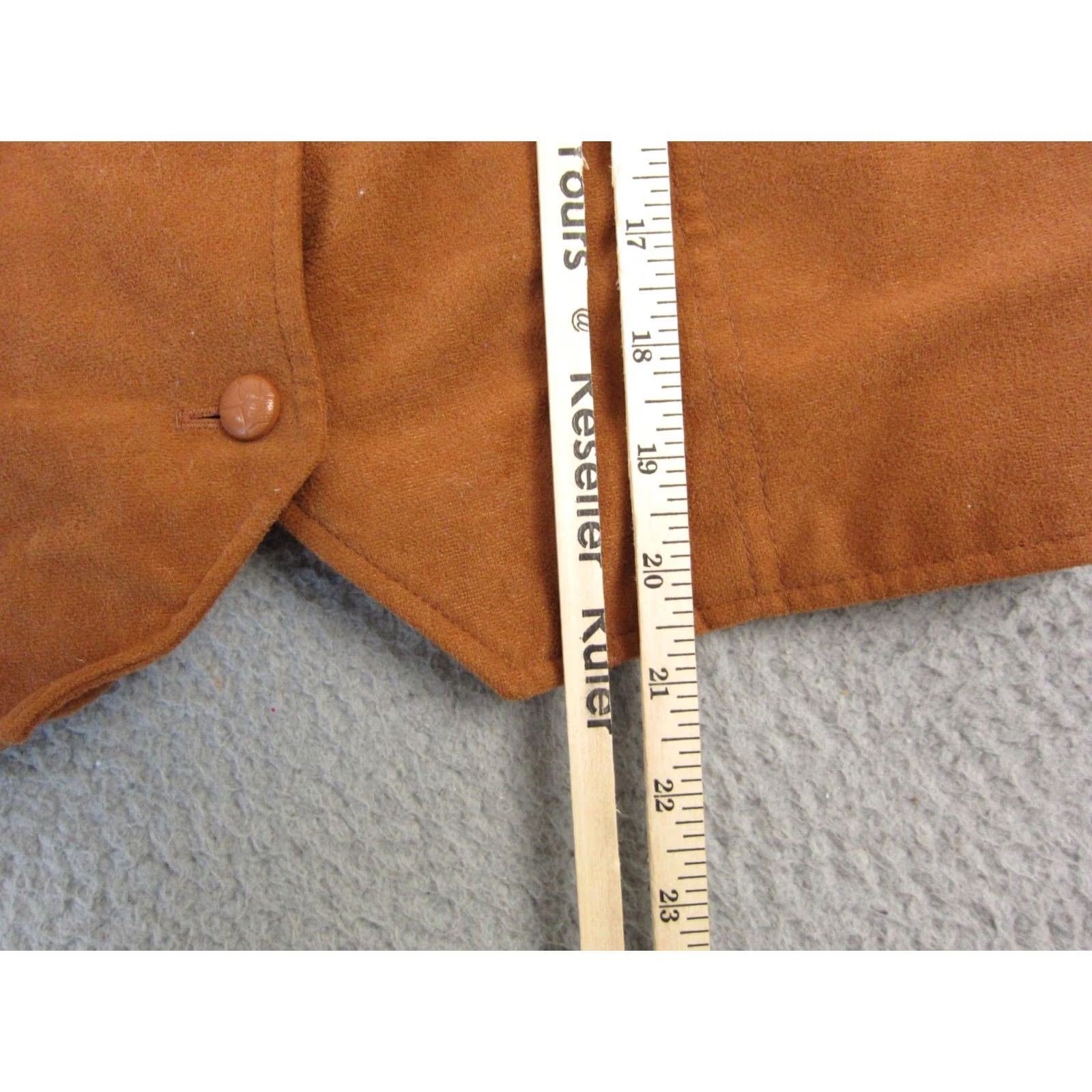 Vintage VINTAGE Joyce Vest Teens 9-10 Brown Button Front Western 60s Made in USA Size M / US 6-8 / IT 42-44 - 7 Thumbnail