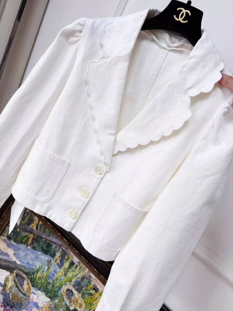 Prada Miu Miu Doll Collar Suit Jacket-2506 Size M / US 6-8 / IT 42-44 - 2 Thumbnail