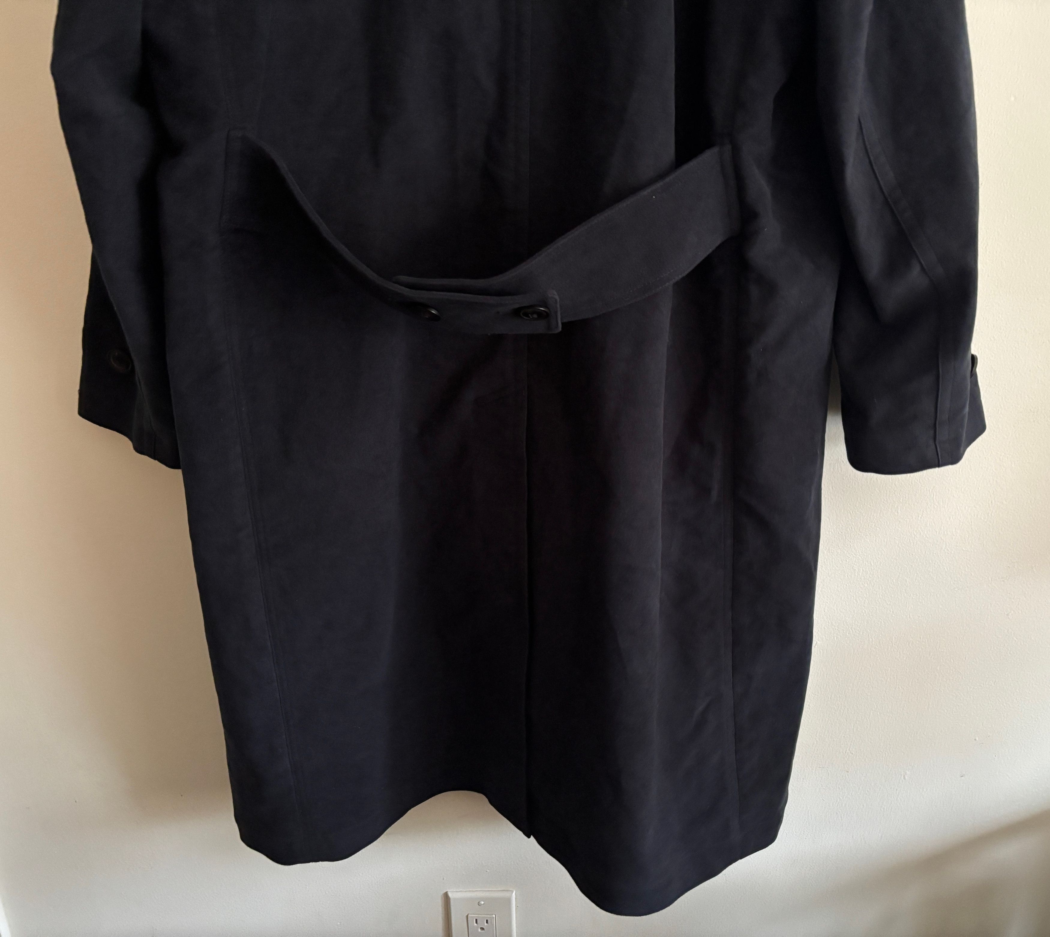 Todd Snyder USD$998 Double Breasted Moleskin Overcoat- Midnight Navy Size US XXL / EU 58 / 5 - 14 Thumbnail
