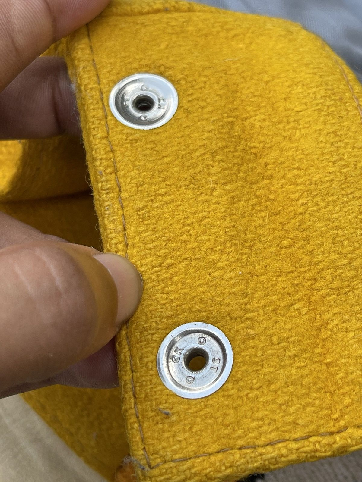 Golden Bear × Vintage 🔥RARE🔥 Golden Bear Leather Sleeve Varsity Jacket Made In Usa Size US L / EU 52-54 / 3 - 9 Thumbnail