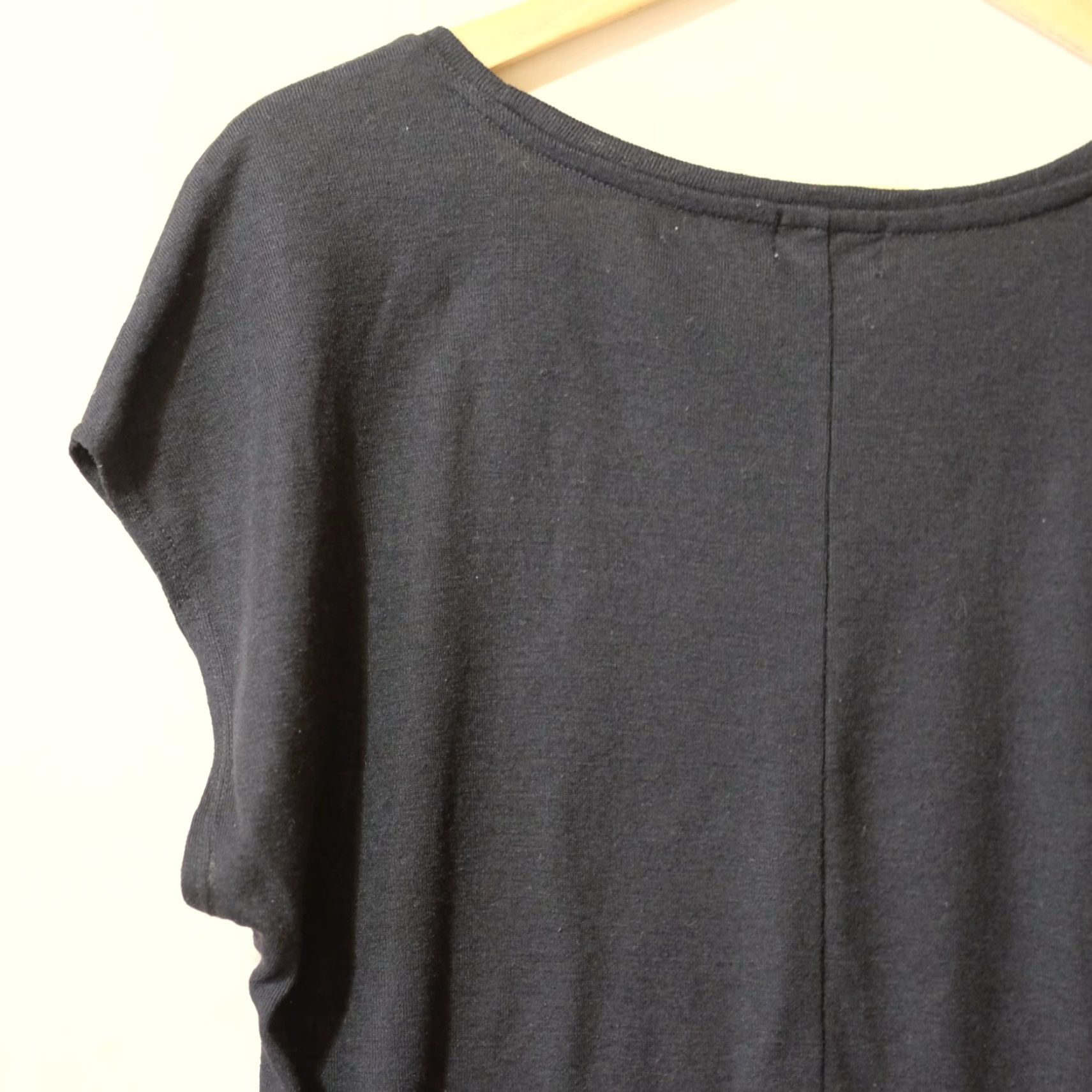 Old Navy Old Navy Black Knit Short Sleeve Relaxed Tee Women’s S Lightweight #p30-96 Size 28" / US 6 / IT 42 - 7 Thumbnail