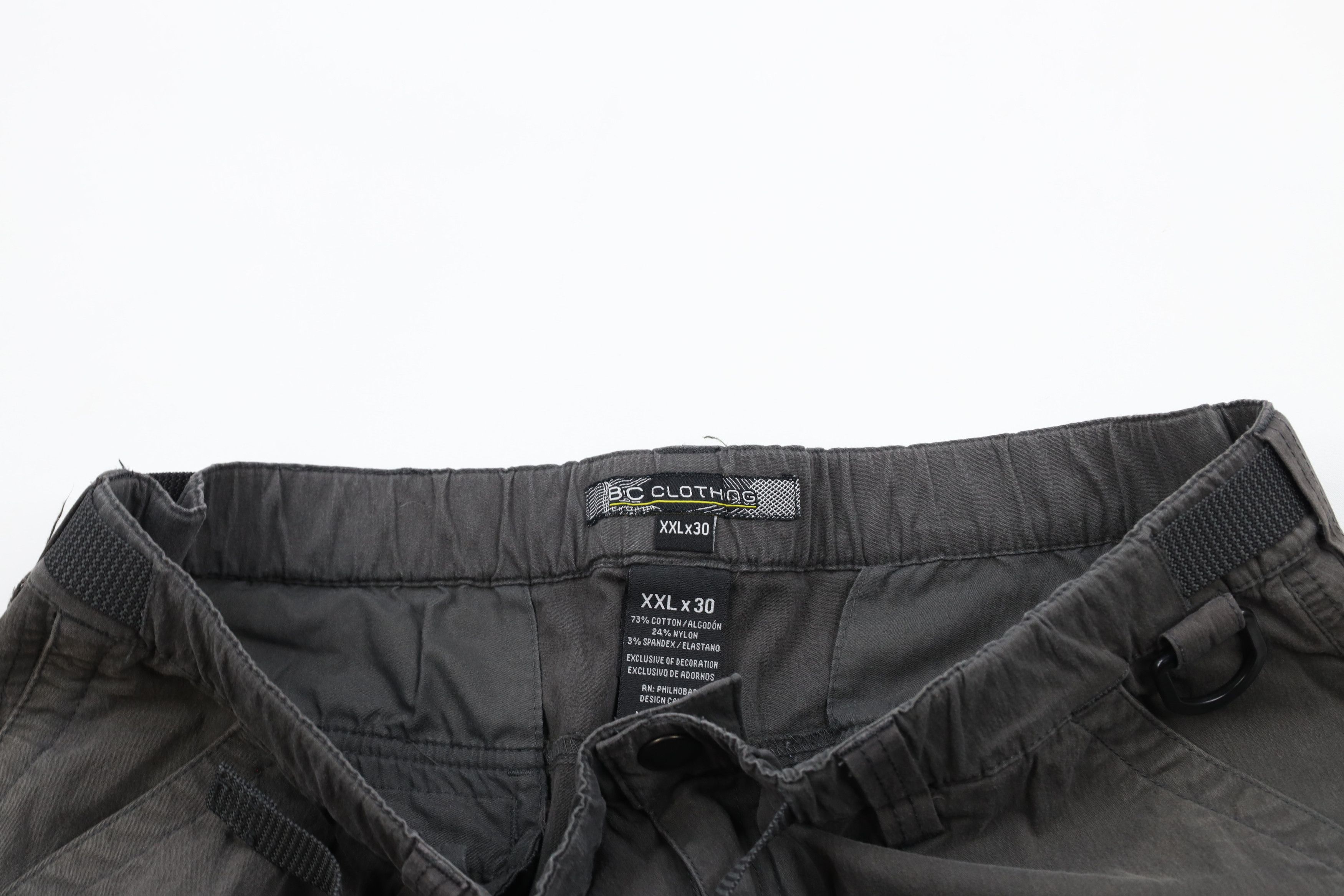 Vintage Vintage Streetwear Wide Leg Cargo Pants Short Gray Size 40 - 7 Thumbnail