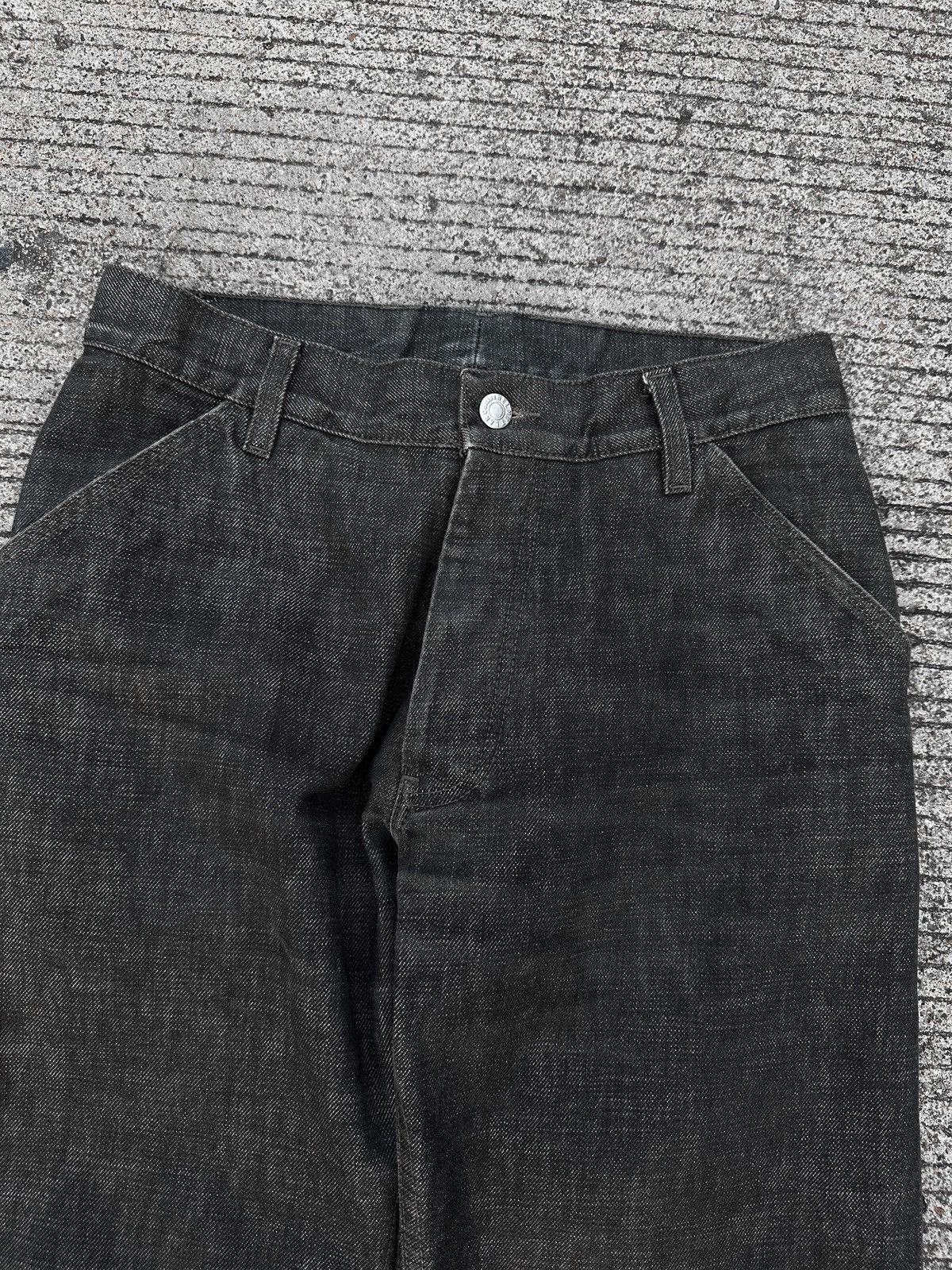 Helmut Lang Vintage Helmut Lang 1998 Dark Grey Boot Cut Denim Size US 29 - 8 Thumbnail