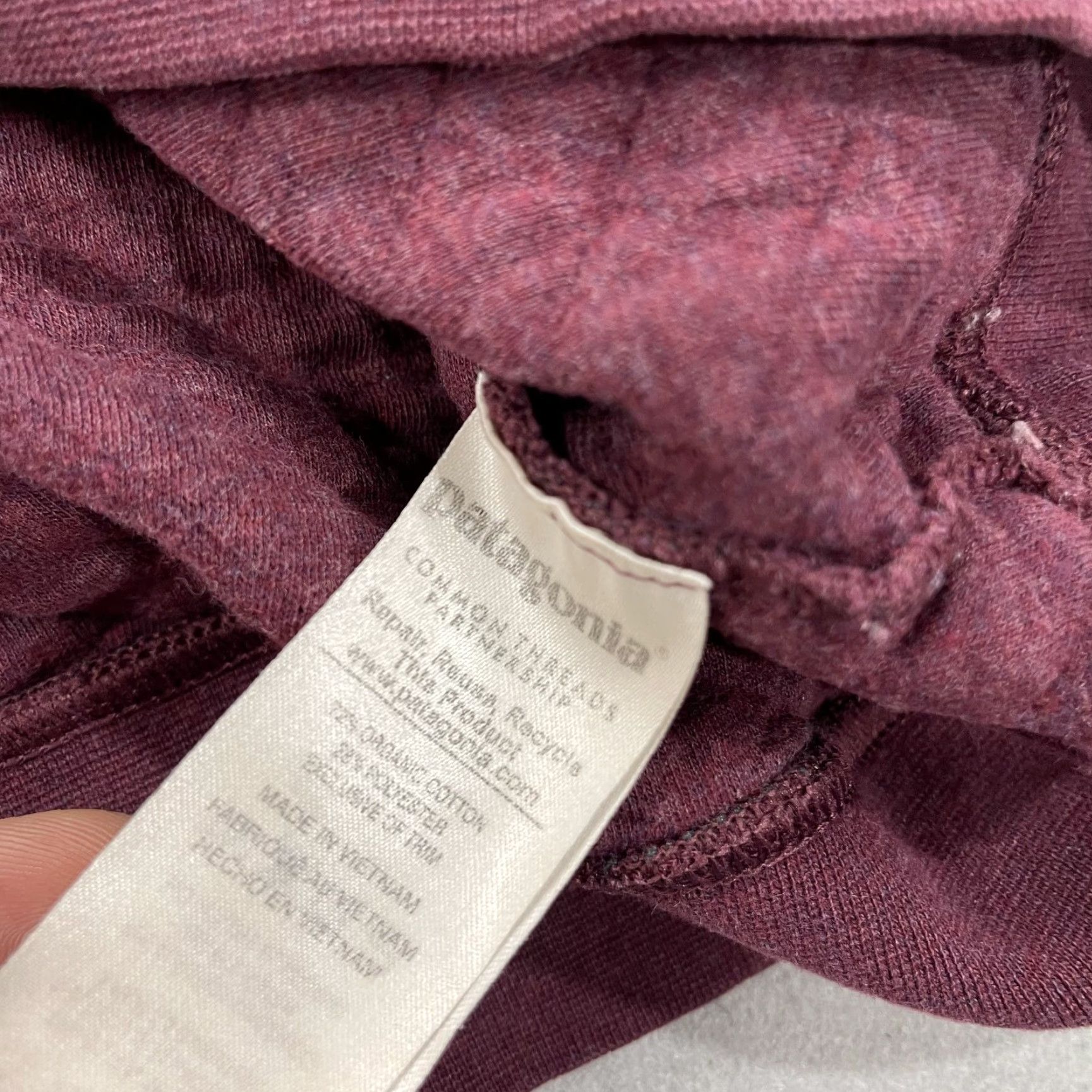 Patagonia Patagonia Jacket Womens Small Purple Red Quilted Snap T Pullover Organic Cotton Size S / US 4 / IT 40 - 7 Thumbnail