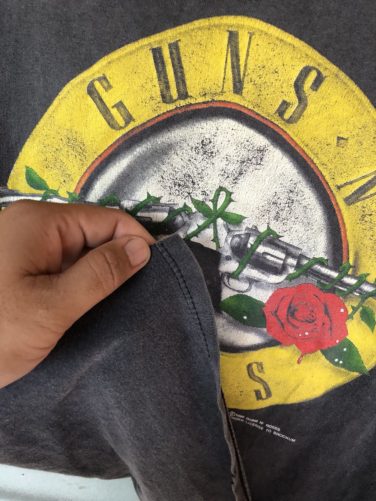Band Tees Vintage 1989 Guns N Roses Was Here Shirt Tee Size US L / EU 52-54 / 3 - 8 Thumbnail
