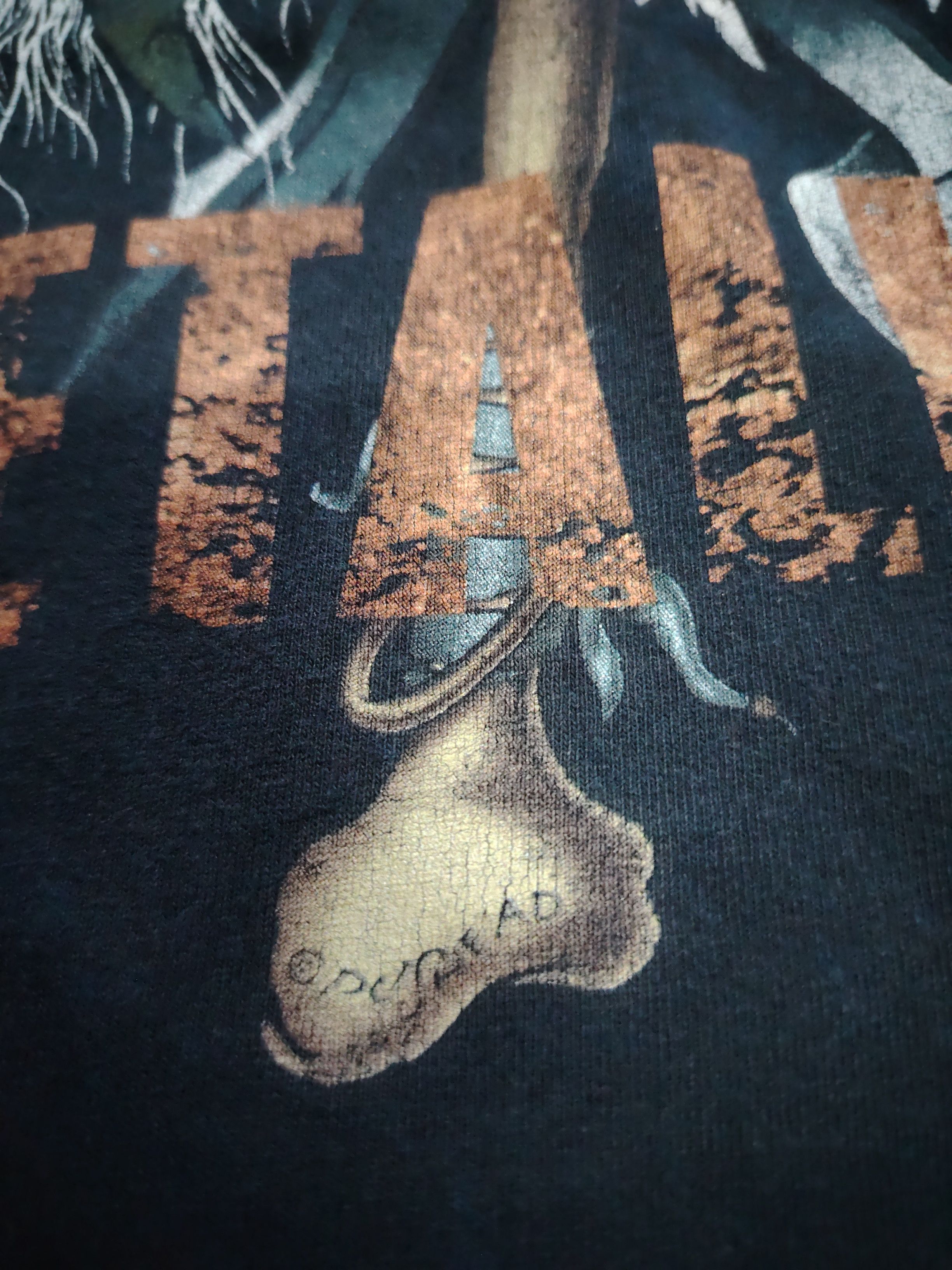 Band Tees × Vintage Vintage 2002 METALLICA PUSHEAD PIRATE SKULL T Shirt Size US L / EU 52-54 / 3 - 5 Thumbnail