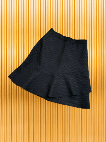 Reiss × Vintage REISS Vintage Wool Flared Mini Skirt Size 27" / US 4 / IT 40 - 1 Thumbnail